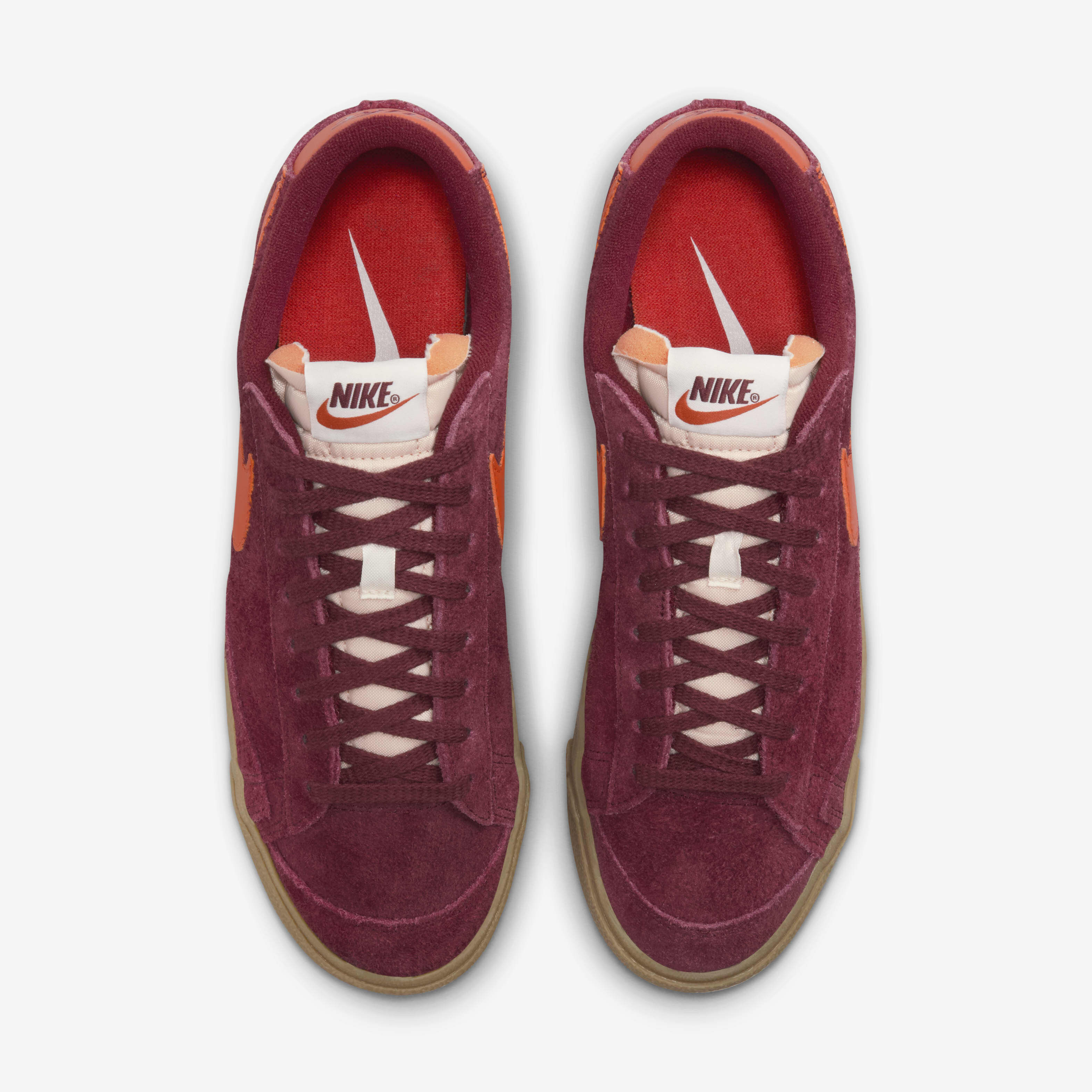 Buy Nike Blazer Low 77 Vintage Women s Shoes Team Red Gum Light Brown Team Orange Safety Orange Nike Saudi Official