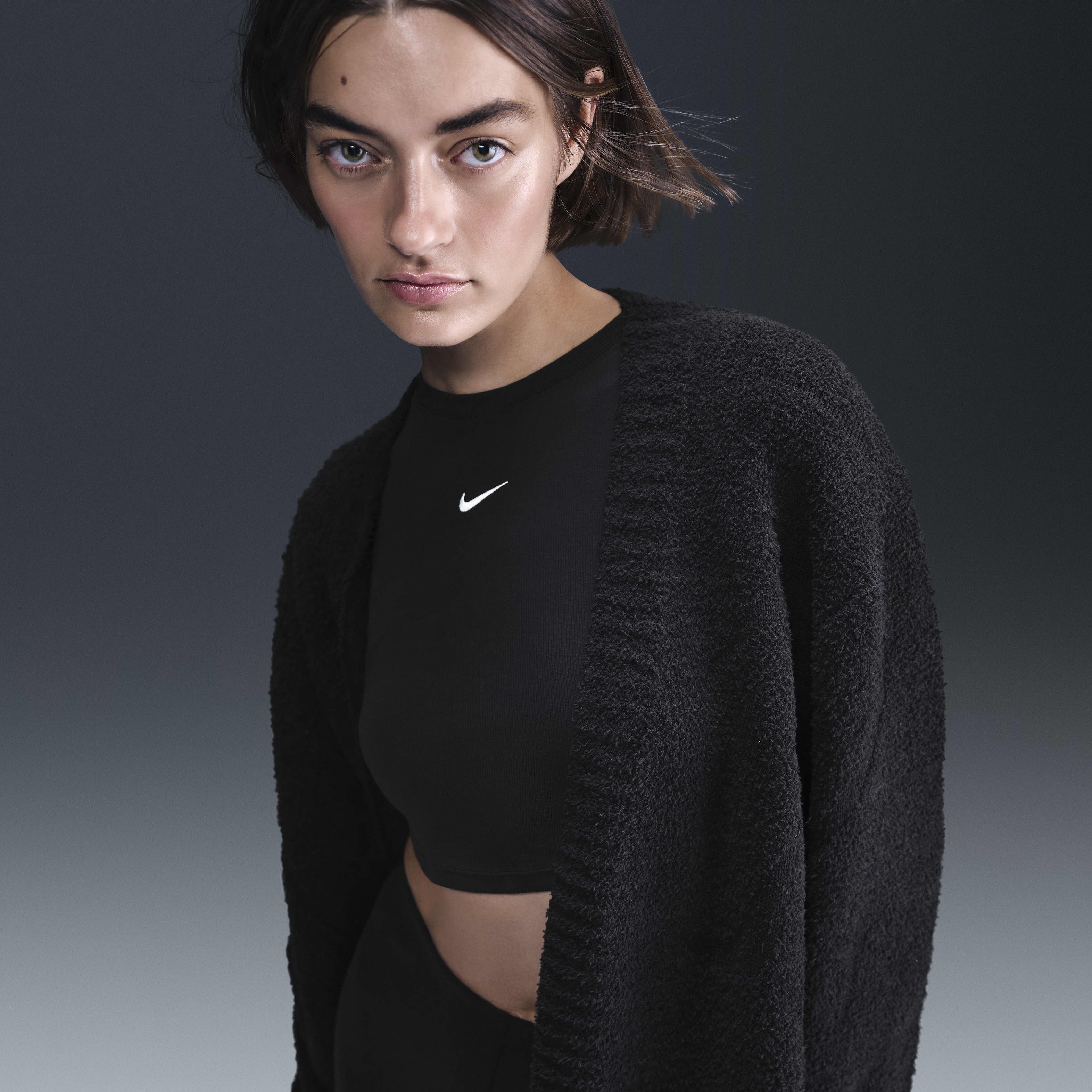 Nike long sleeve cardigan clearance