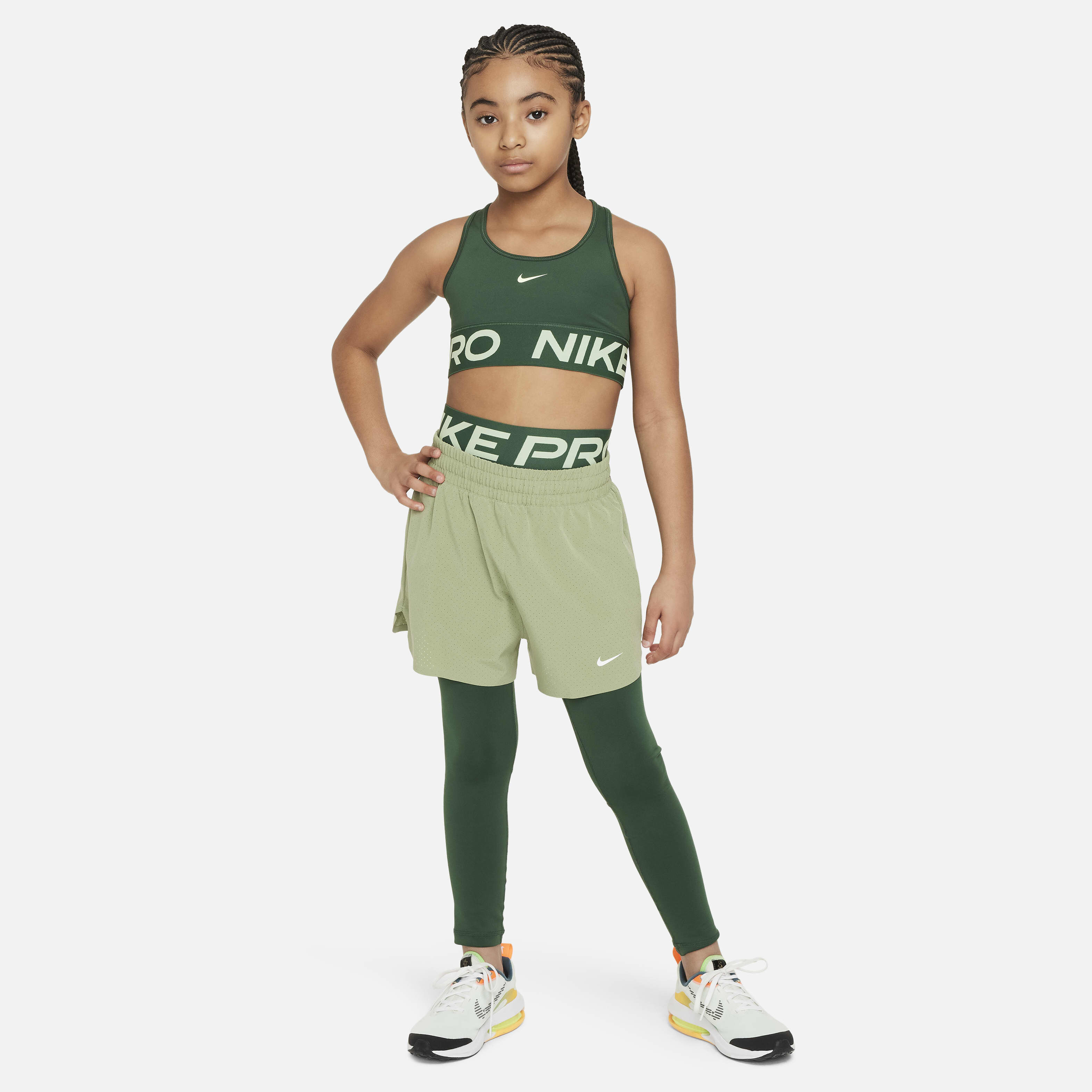 Nike sports bra and shorts set outlet