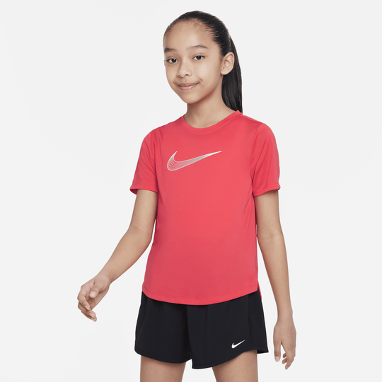 Girls red nike clearance shorts
