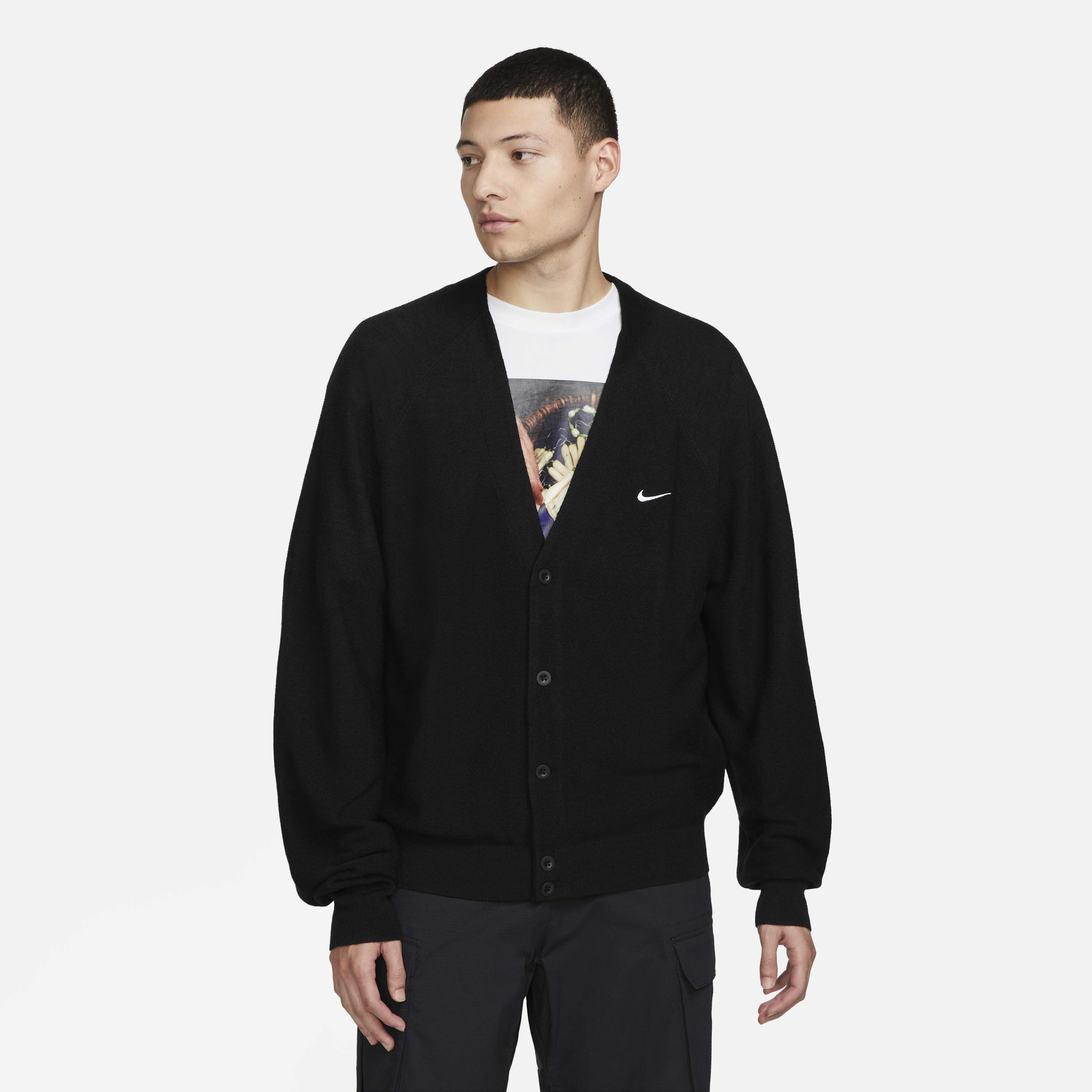 ★人気★ NIKE SB CARDIGAN BLACK Nike SB Skateboard Cardigan (Asia Sizing) Black Men's - SS23