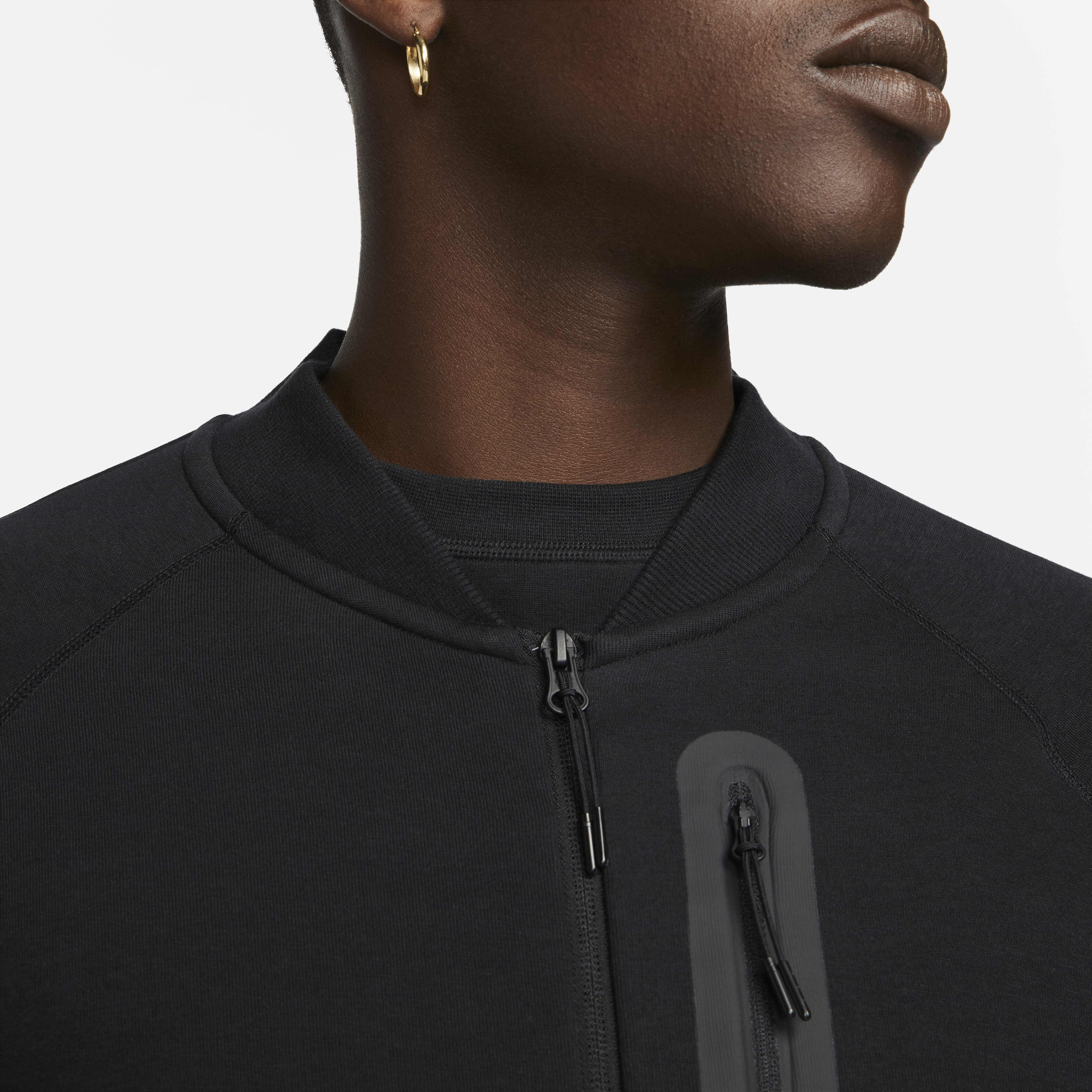 Buy Nike Sportswear Tech Fleece Men s Bomber Jacket Black Black Nike Saudi Official