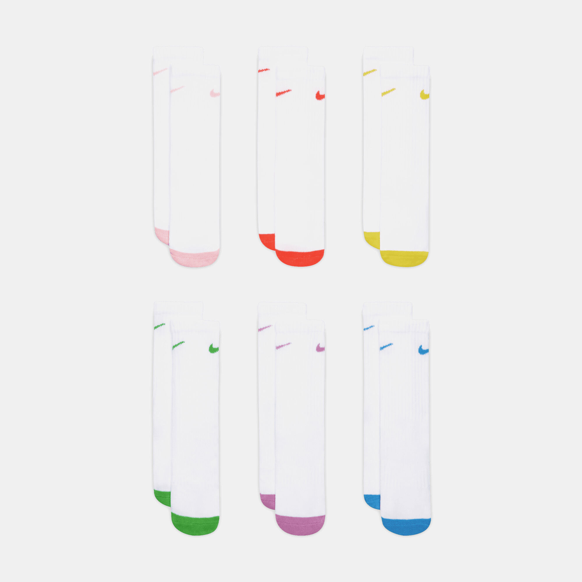 Nike Smiley Crew Socks (6 Pairs) image number 1