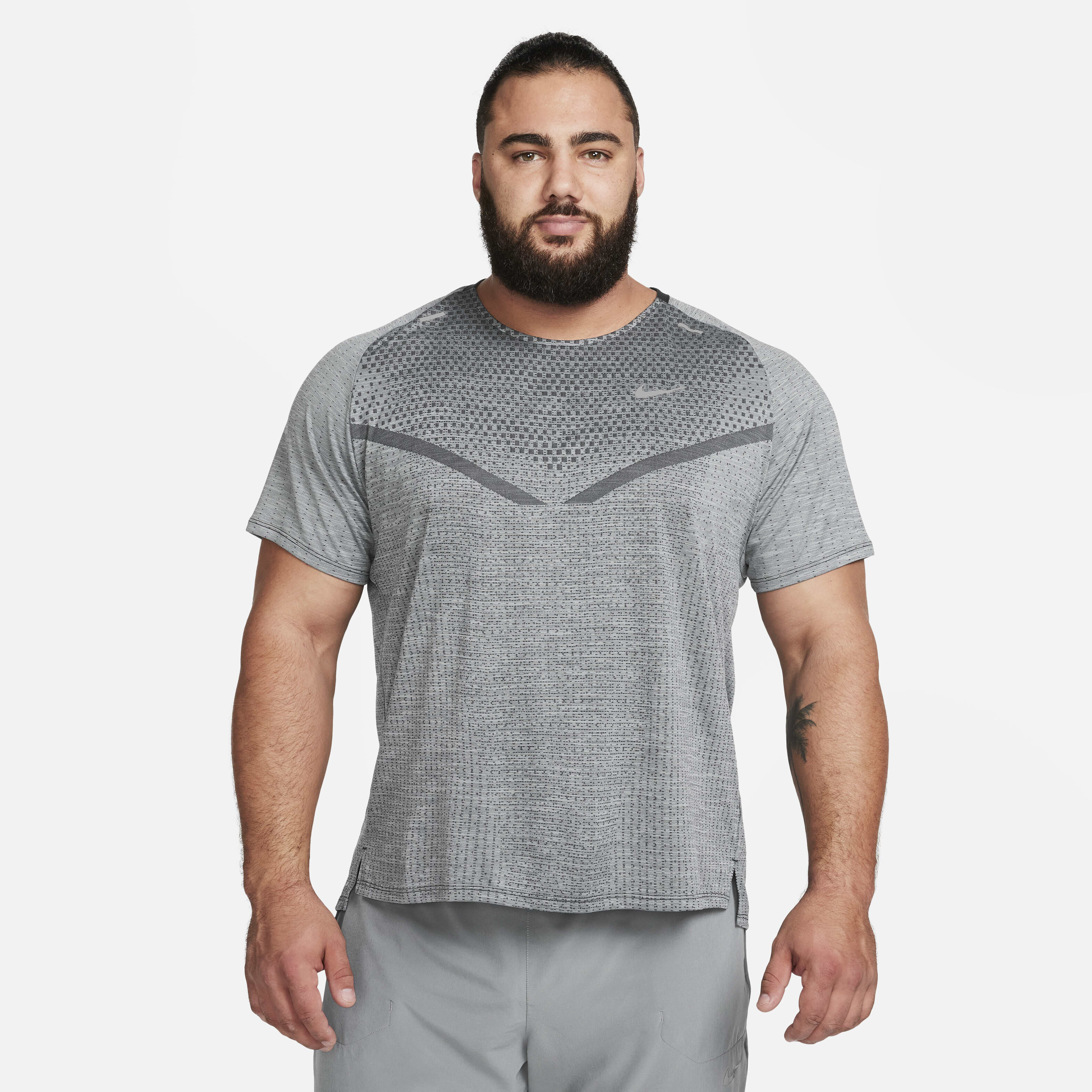 Buy Nike Tech Knit Men s Dri FIT ADV Short sleeve Running Top Nike Saudi Official