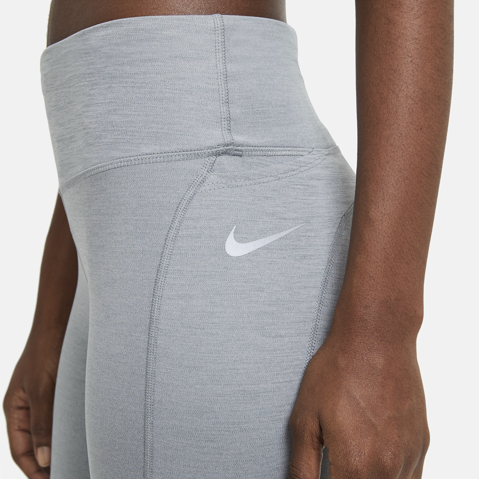 Nike Epic Fast Women's Mid-Rise Pocket Running Leggings CZ9240-010 Size L  BNWT