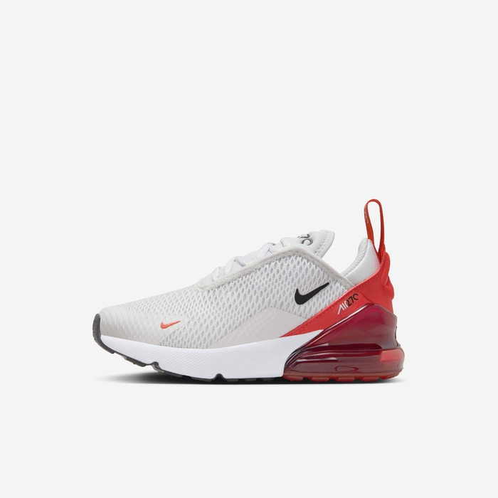 Buy Nike Air Max 270 Younger Kids' Shoes Photon Dust/Picante Red