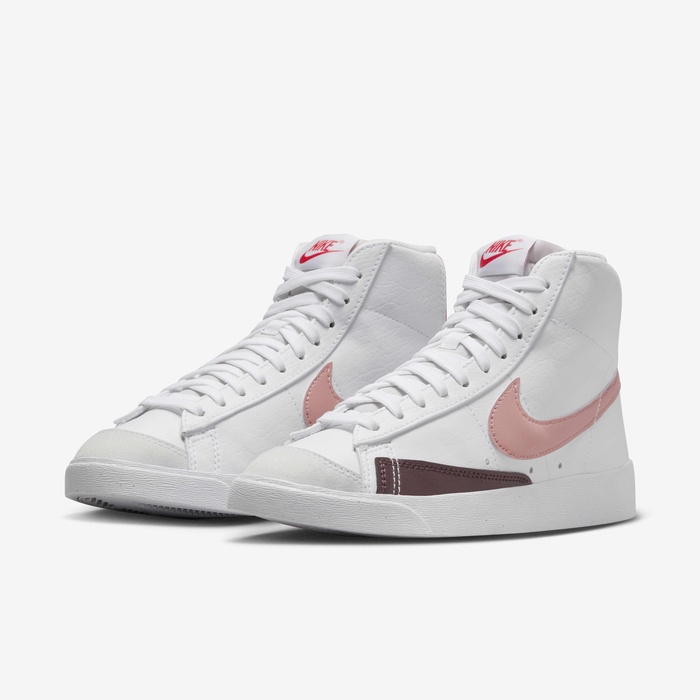 Buy Nike Blazer Mid '77 Women's Shoes White/Night Maroon/Siren