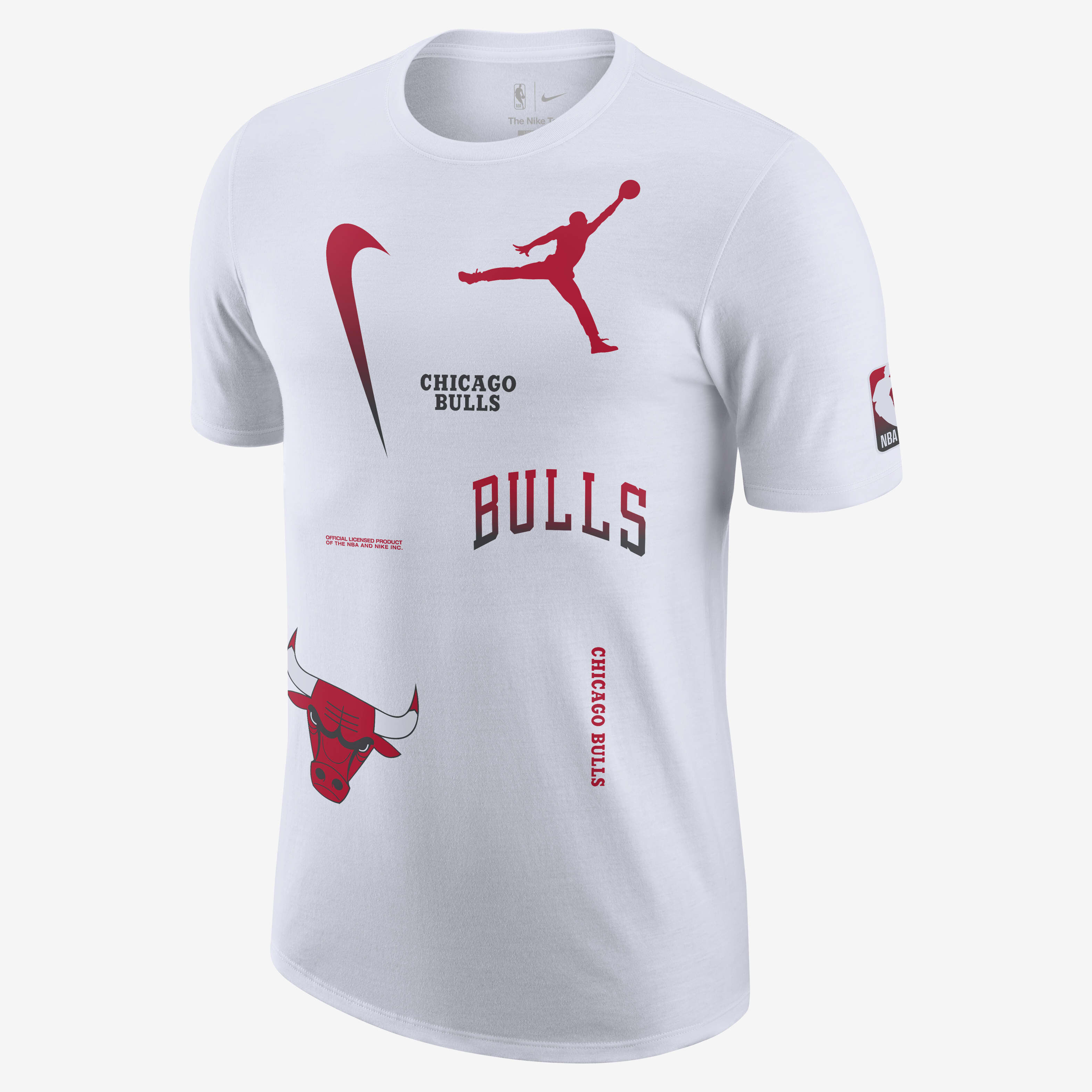 Buy Chicago Bulls Courtside Statement Edition Men s Jordan Max90 NBA T Shirt Nike Saudi Official