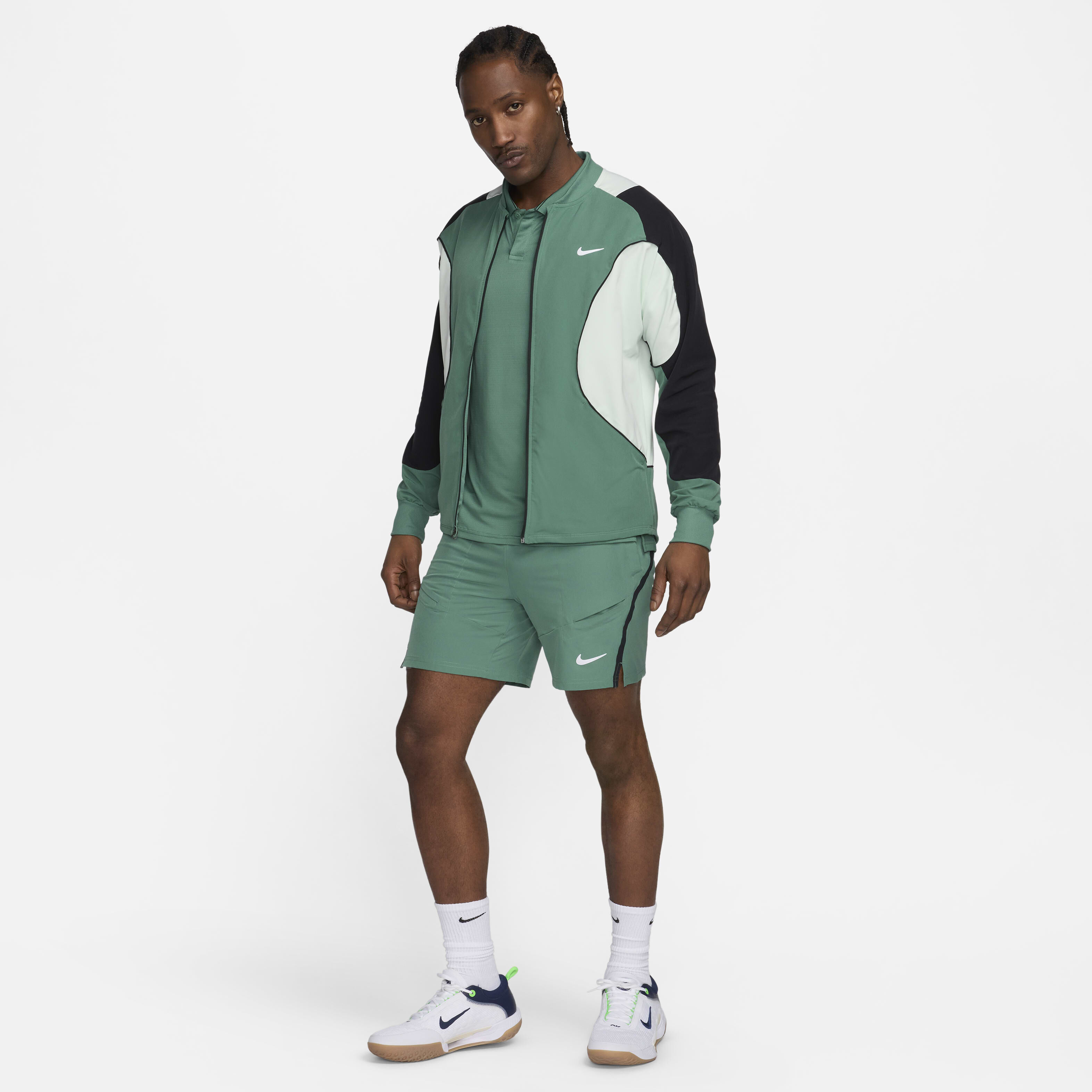 Buy NikeCourt Advantage Men's Jacket - Bicoastal/Black/Barely