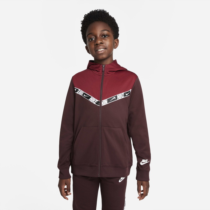Buy Nike Sportswear Older Kids' (Boys') Full-Zip Hoodie Burgundy