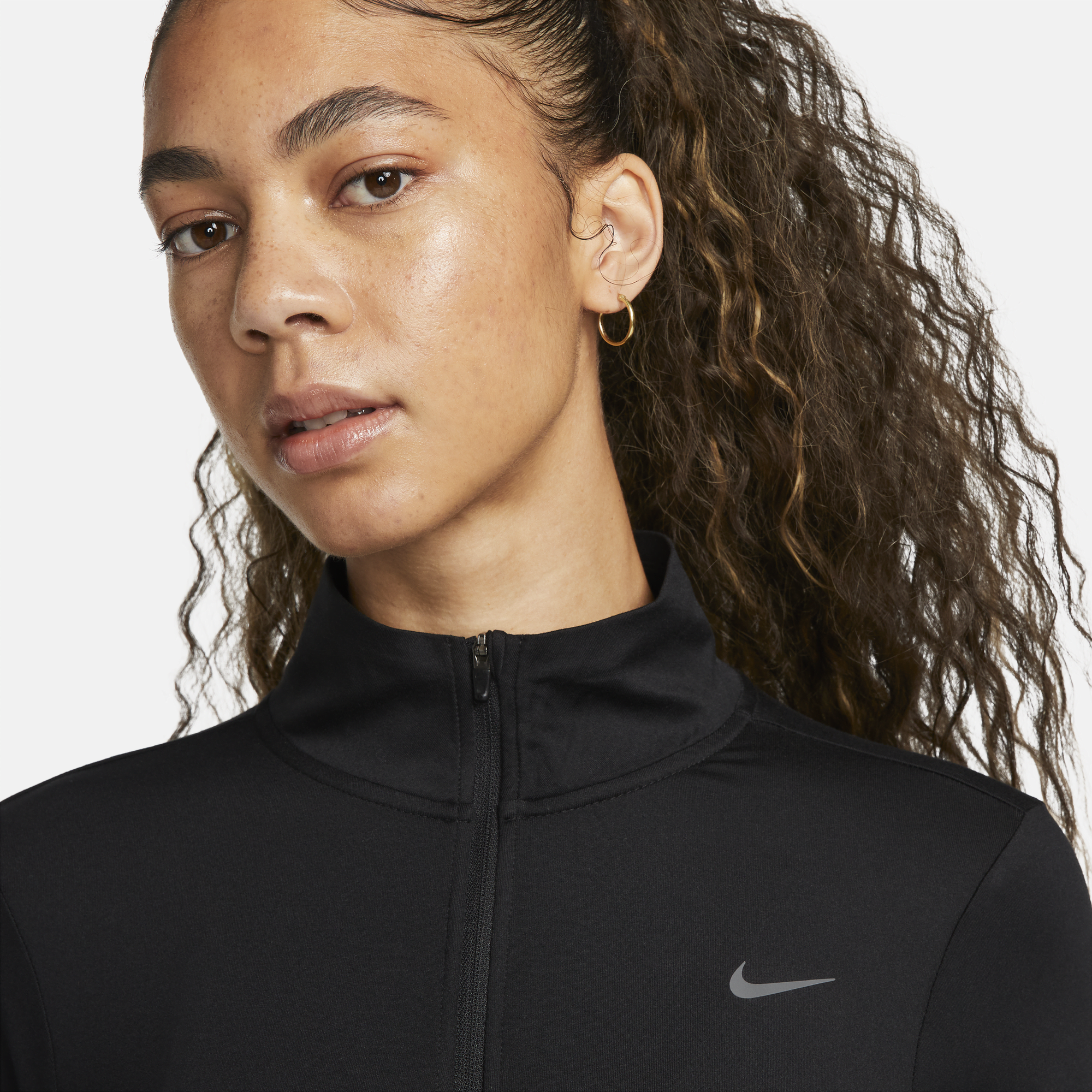 Shop Swift Women s 1 4 Zip Running Top Nike KSA