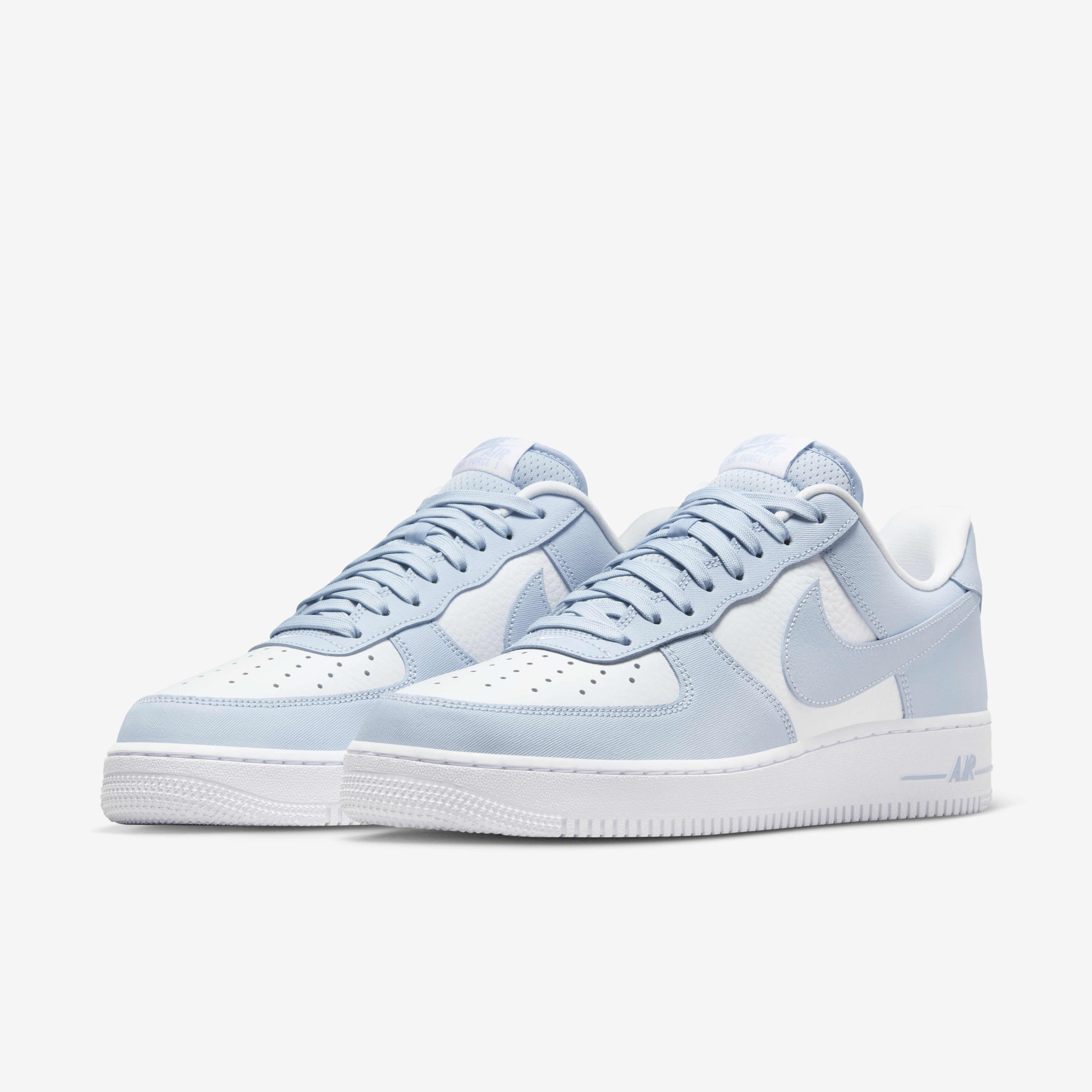 nike air force 1 mens white and blue