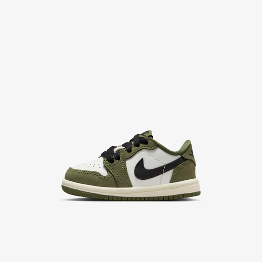 New In Kids'-JRDN, Air Jordan 1 Retro Low "Medium Olive and Summit White", Baby & Toddler Shoes