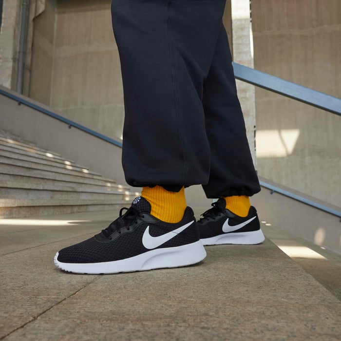 Buy Nike Tanjun Men's Shoes Black/Barely Volt/Black/White Nike