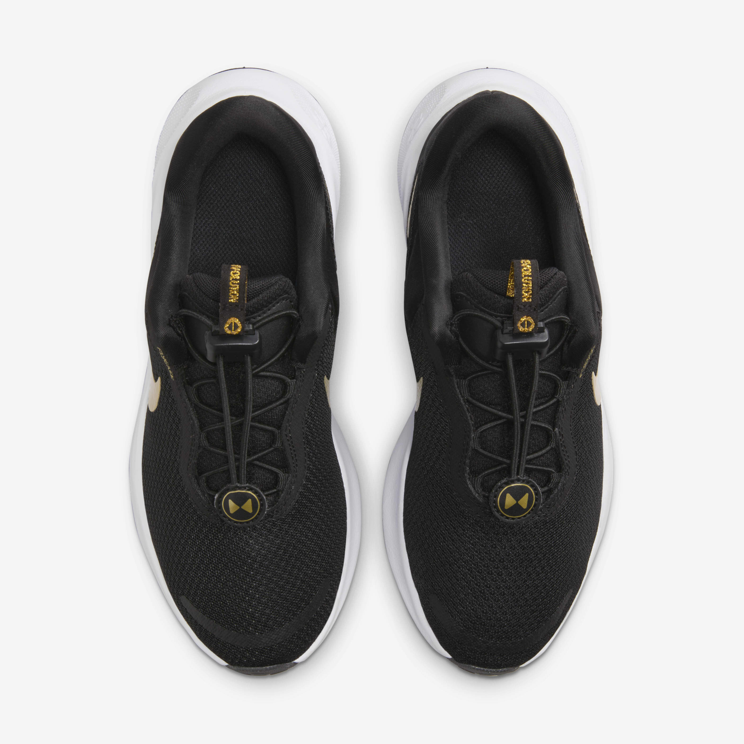 black and gold womens running shoes