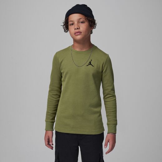 Kids Outerwear-JRDN, Jordan MJ Essentials Waffle Knit Long Sleeve Tee, Big Kids T-Shirt Kids Outerwear-JRDN, Jordan MJ Essentials Waffle Knit Long Sleeve Tee, Big Kids T-Shirt
