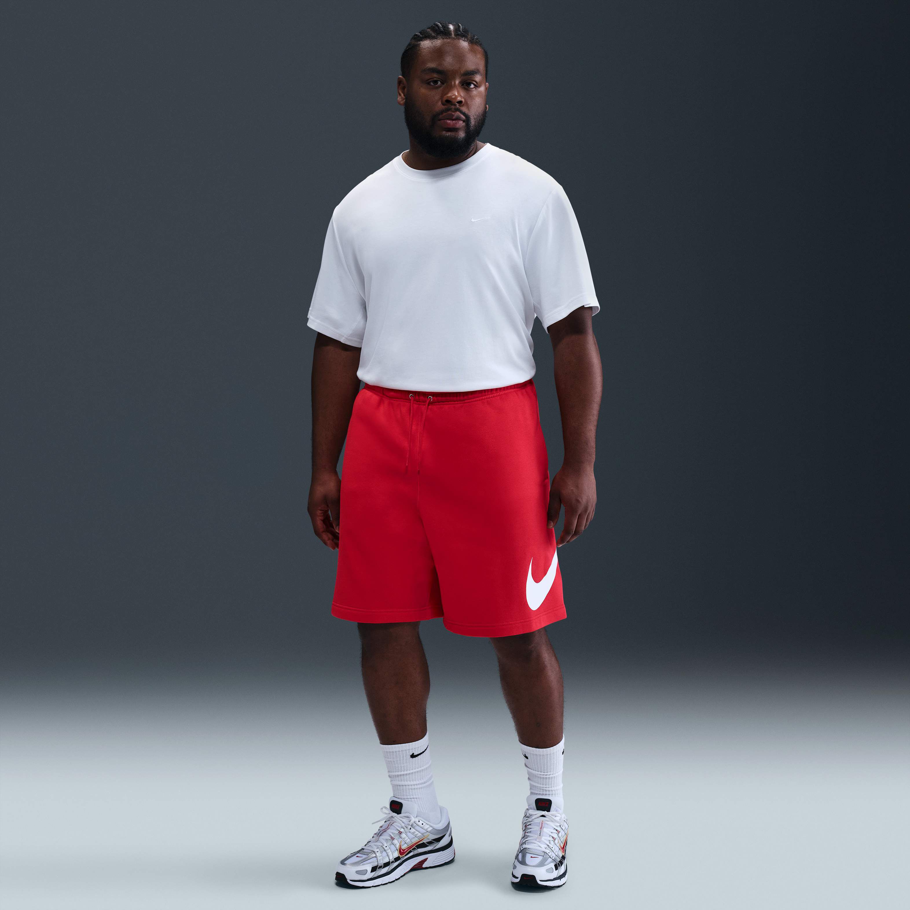 Buy Nike Club Men's Fleece Shorts University Red/University Red