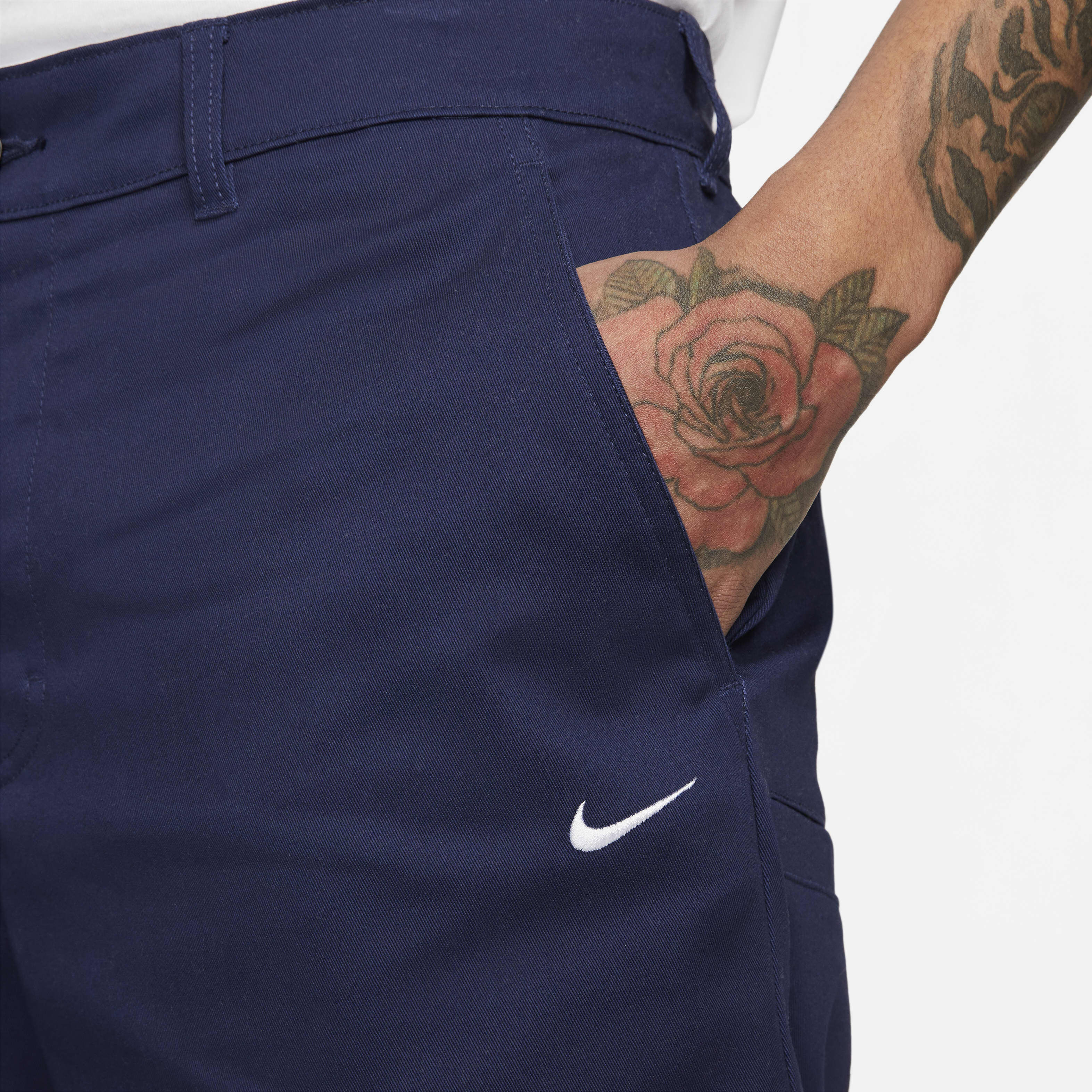 Buy Nike SB El Chino Skate Shorts - Midnight Navy/White