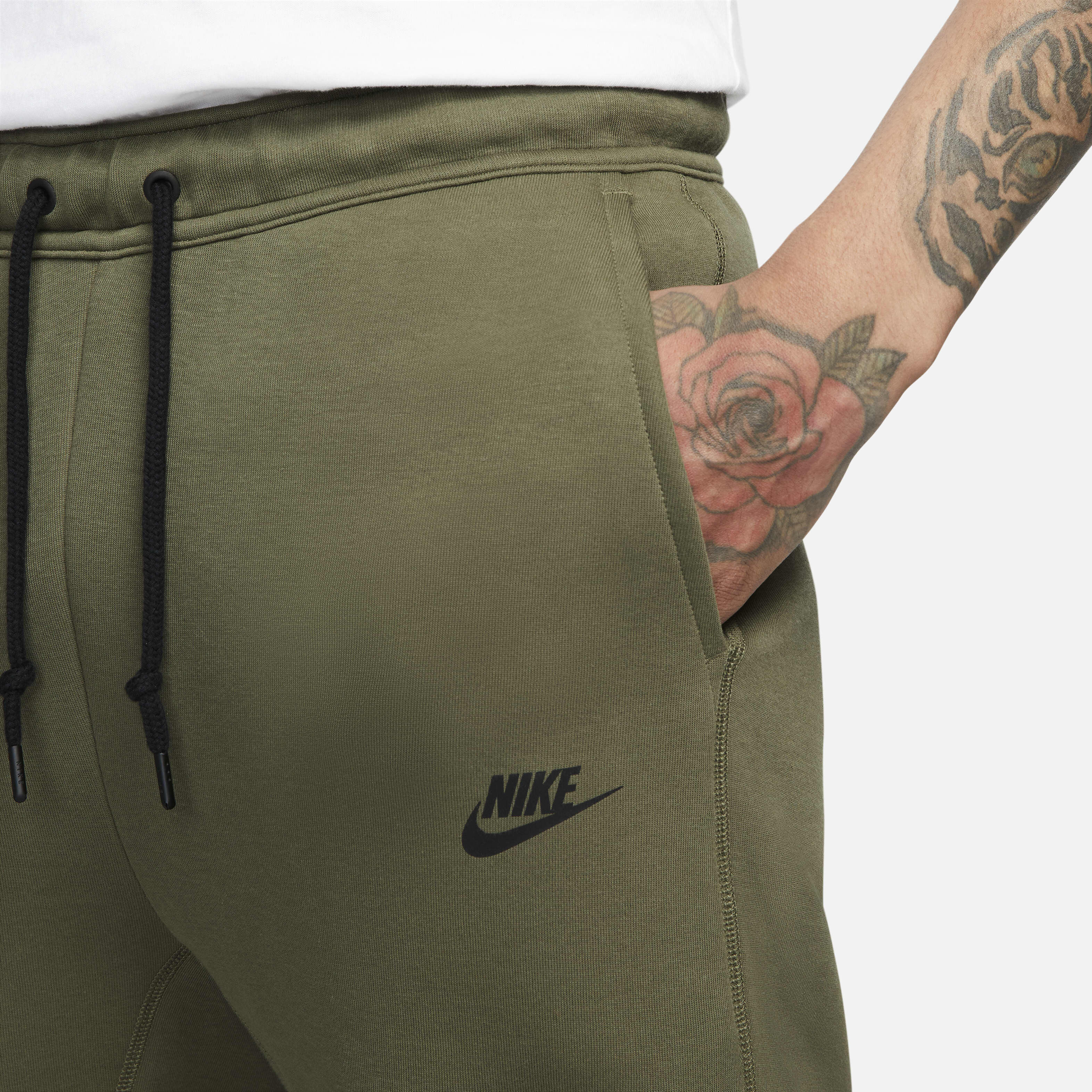 Mens nike olive joggers online
