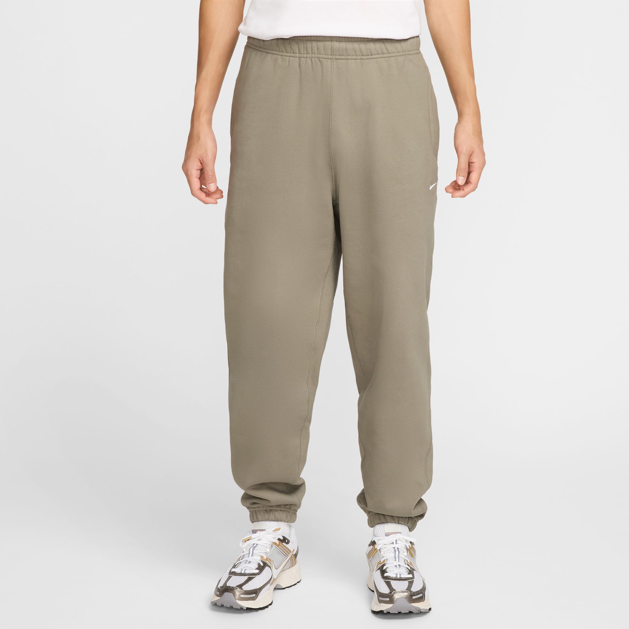 Buy Nike Solo Swoosh Men s Fleece Trousers Light Army White Nike Saudi Official