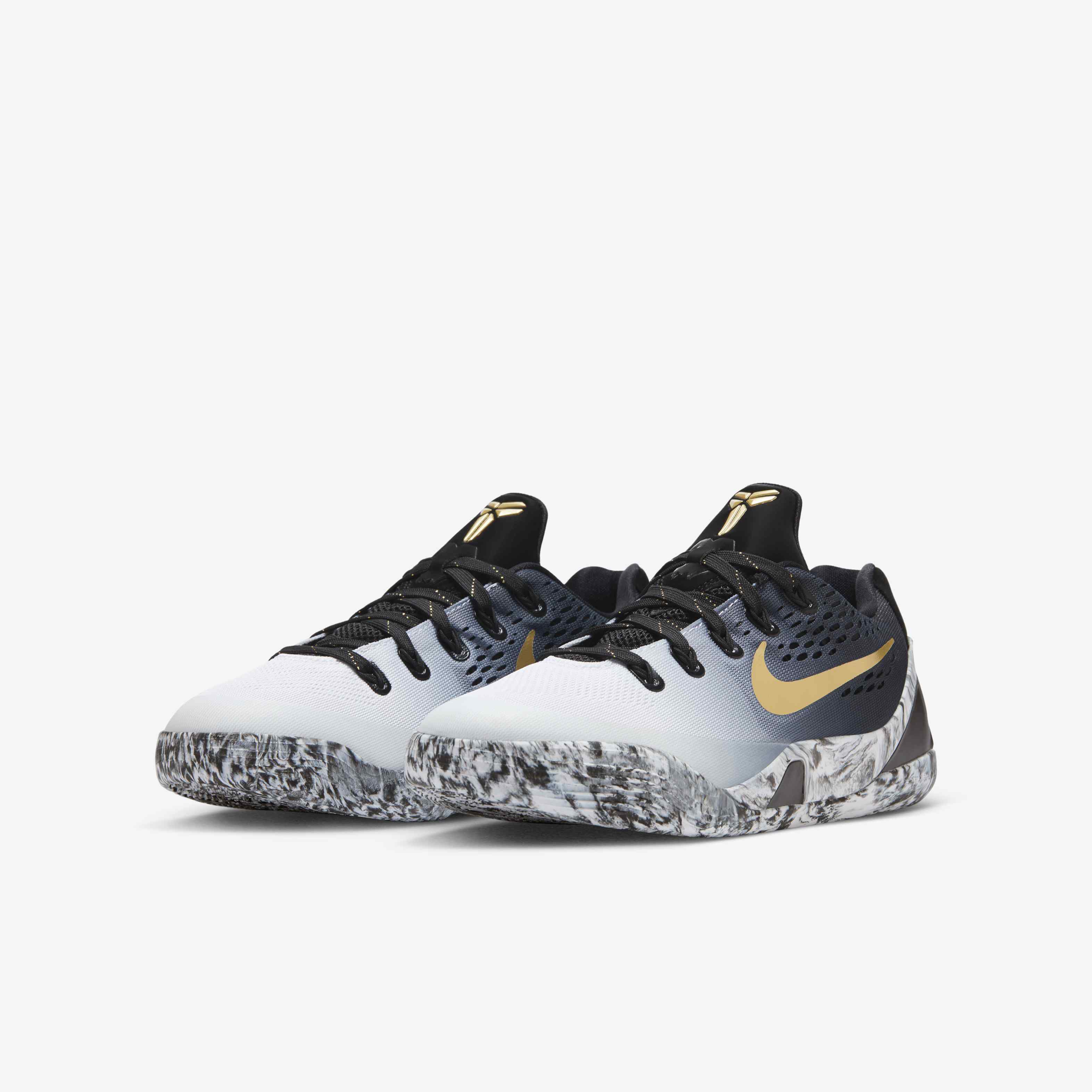 KO9 Buy Kobe IX Older Kids' Basketball Shoes - Black/White