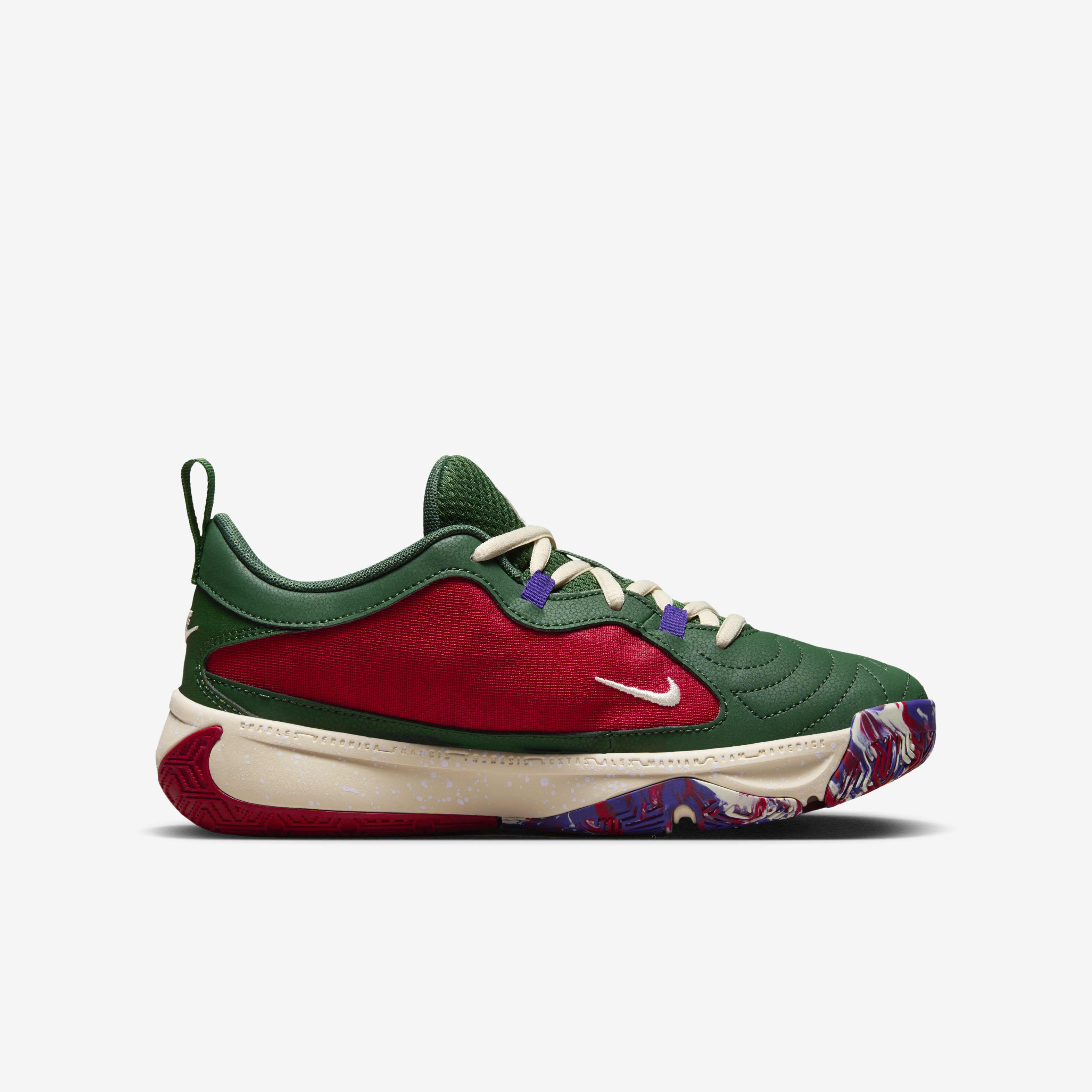 Buy Giannis Freak 5 Loyalty Older Kids Basketball Shoes Gym Red Court Purple Flat Opal Metallic Gold Nike Saudi Official