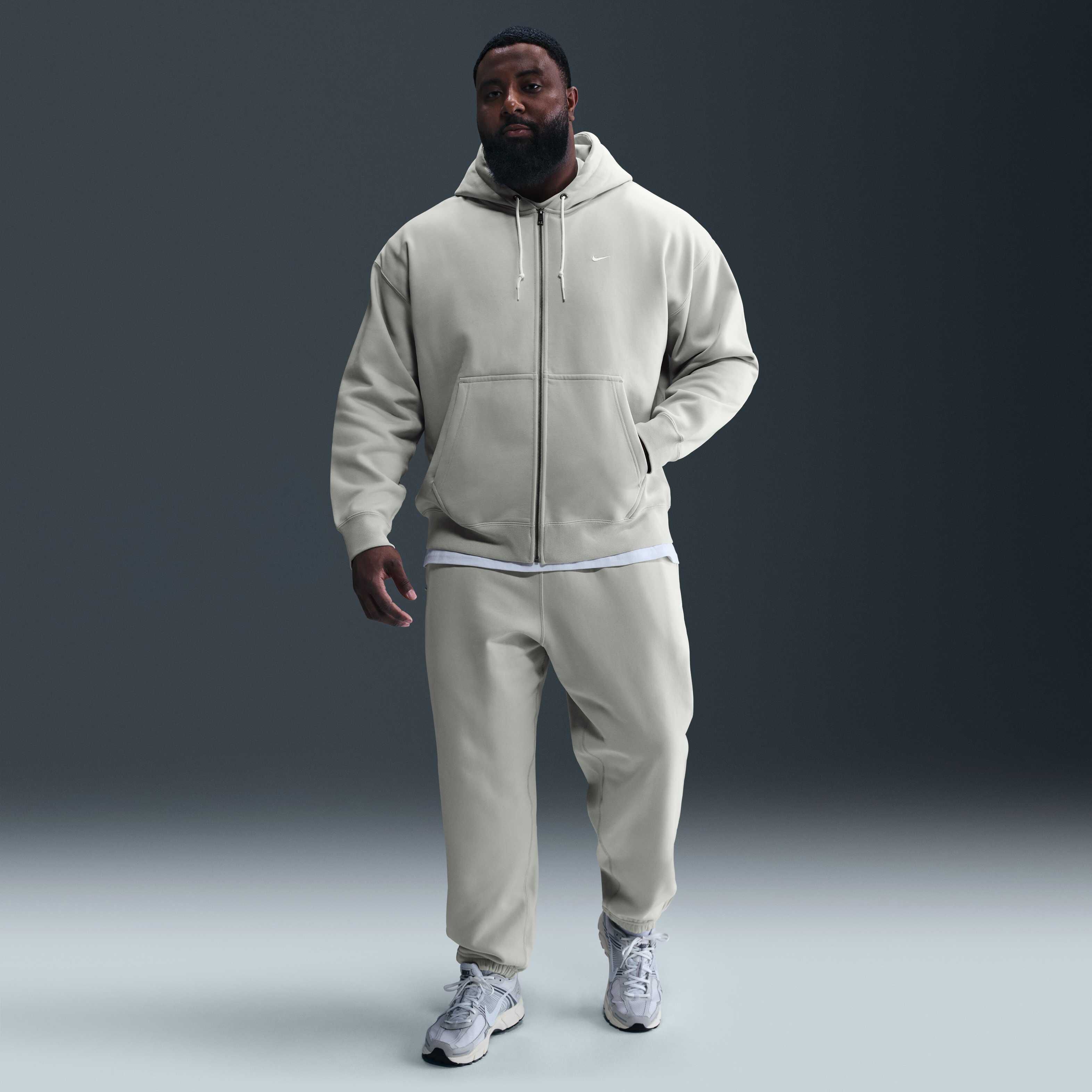 パーカー・フーディ Nike SS25 SOLO SWOOSH FULL ZIP HOODIE (DR0403 072) Buy Nike Solo Swoosh Men's Full-Zip Hoodie - Light Bone