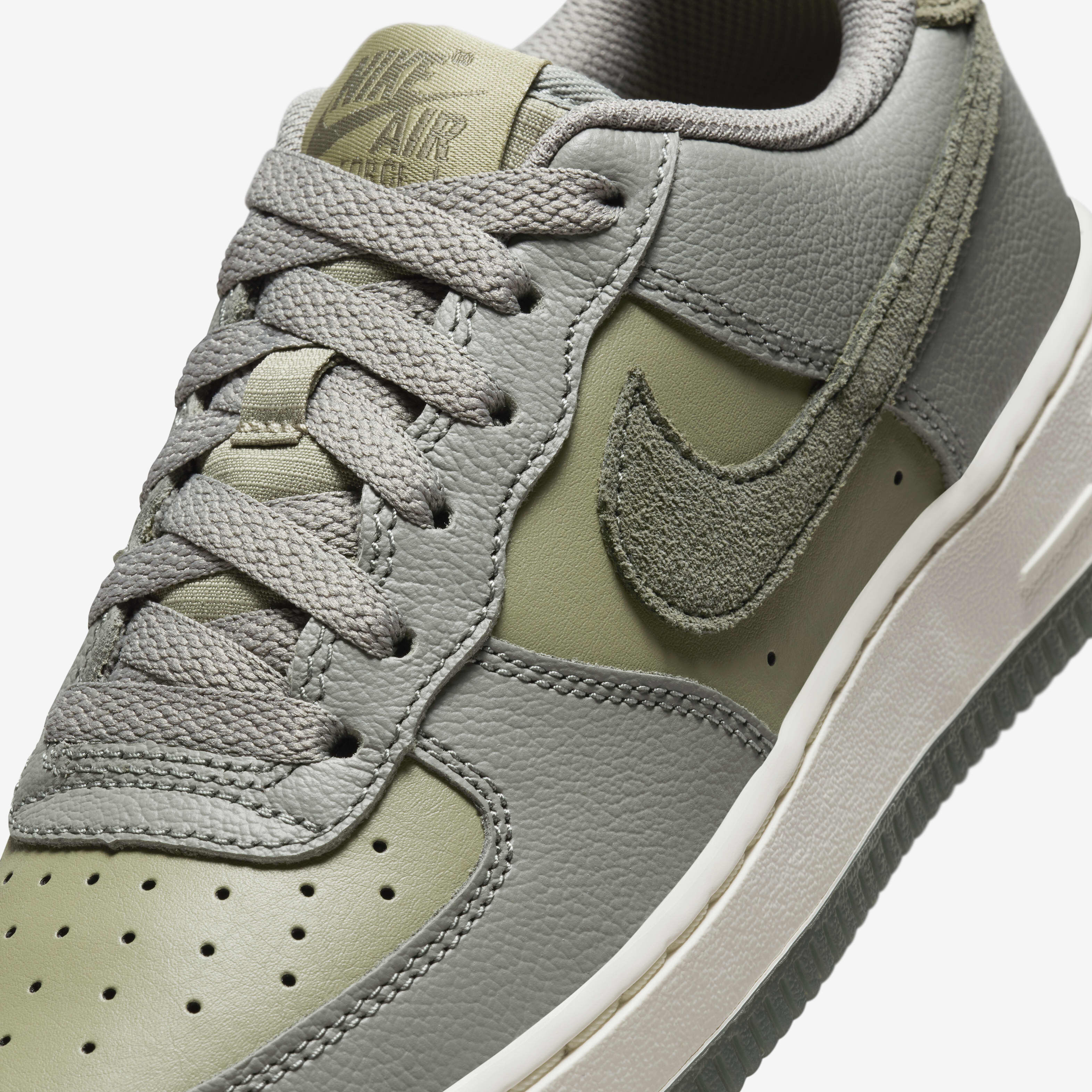 Buy Nike Air Force 1 LV8 Older Kids Shoes Dark Stucco Neutral Olive Phantom Medium Olive Nike Saudi Official