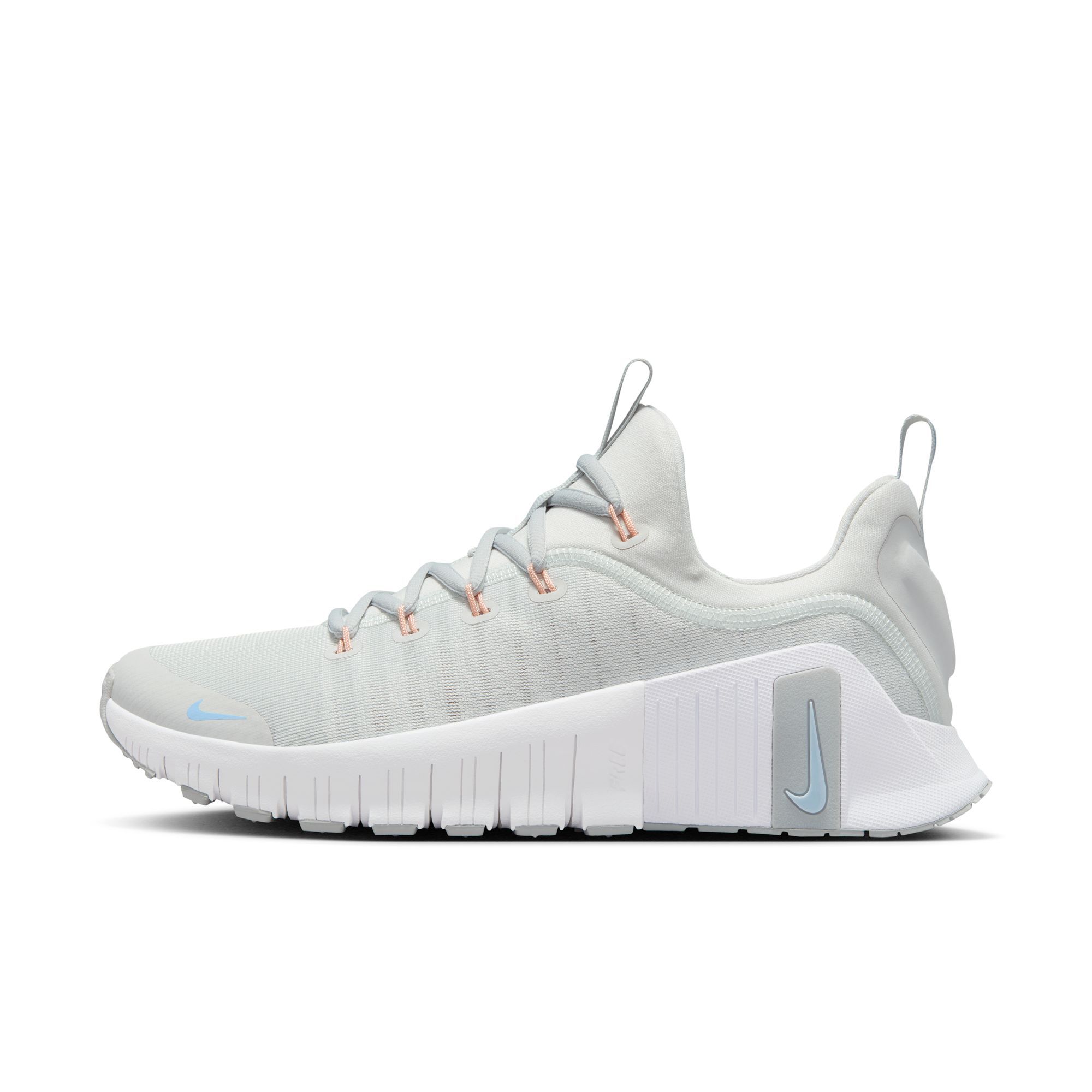 Buy Nike Free Metcon 6 Women s Workout Shoes Photon Dust Light Smoke Grey Summit White Metallic Silver Nike Saudi Official