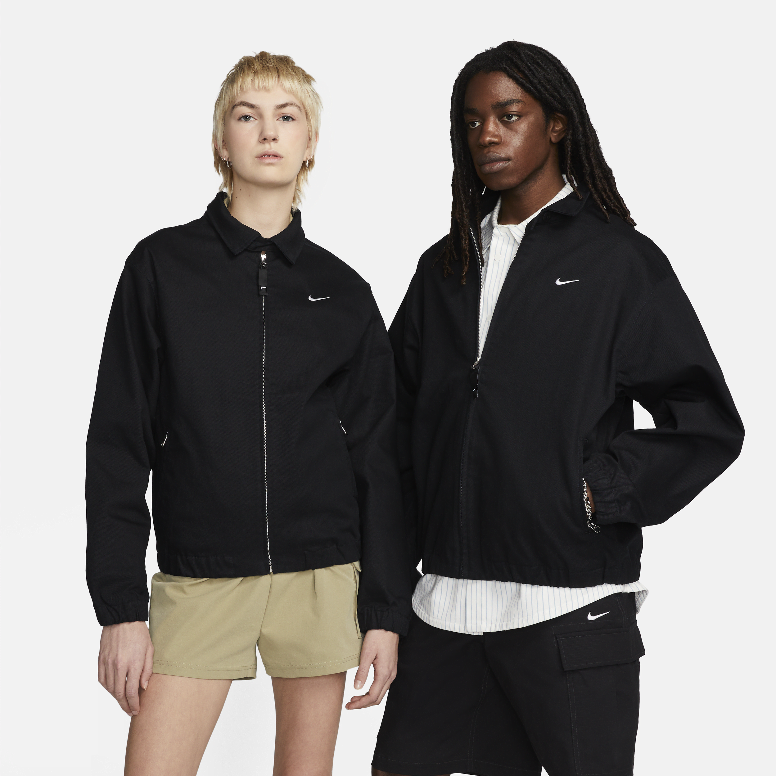 Nike windbreaker on sale womens black