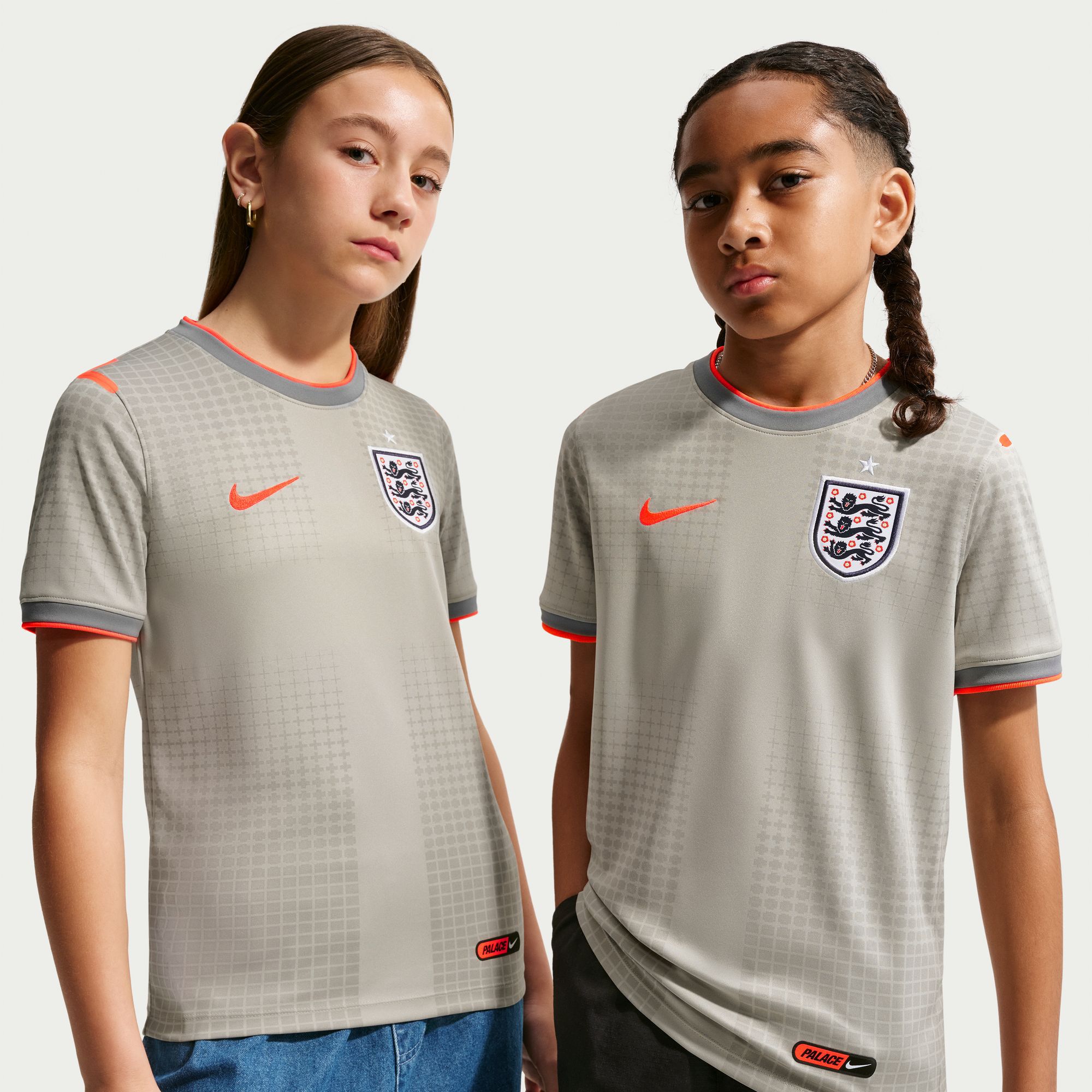 Buy England x Palace Older Kids' Short-Sleeve Football Top