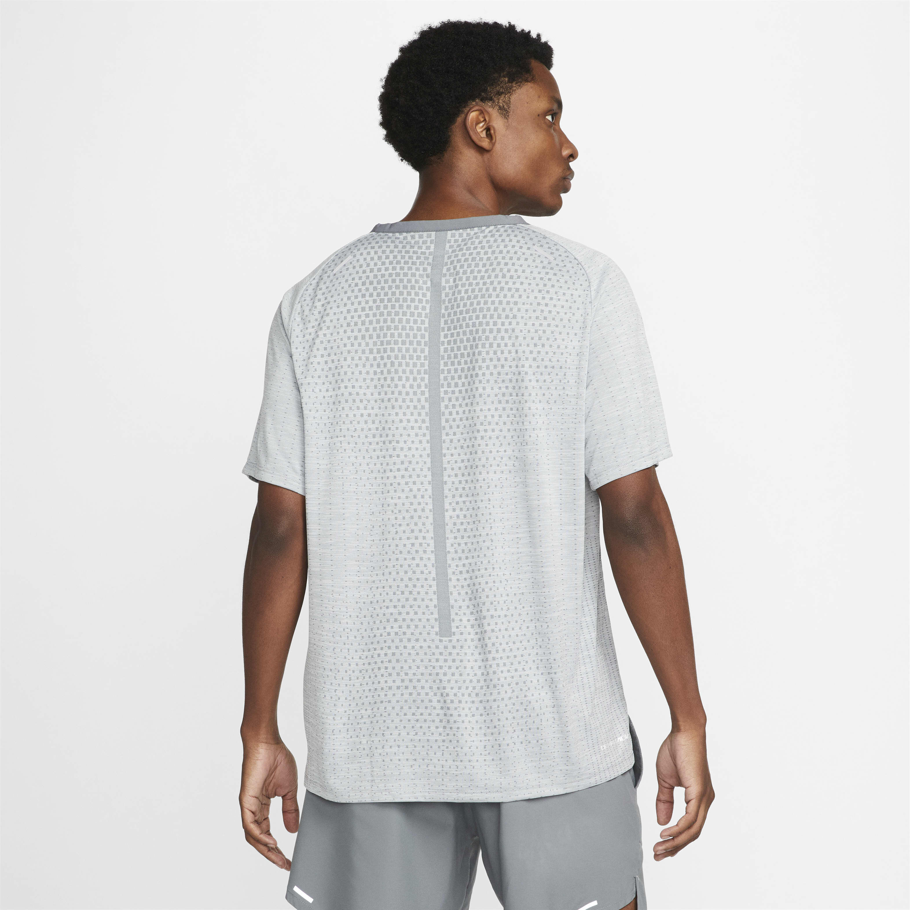 Nike mens dri-fit knit short-sleeve running t-shirt sales