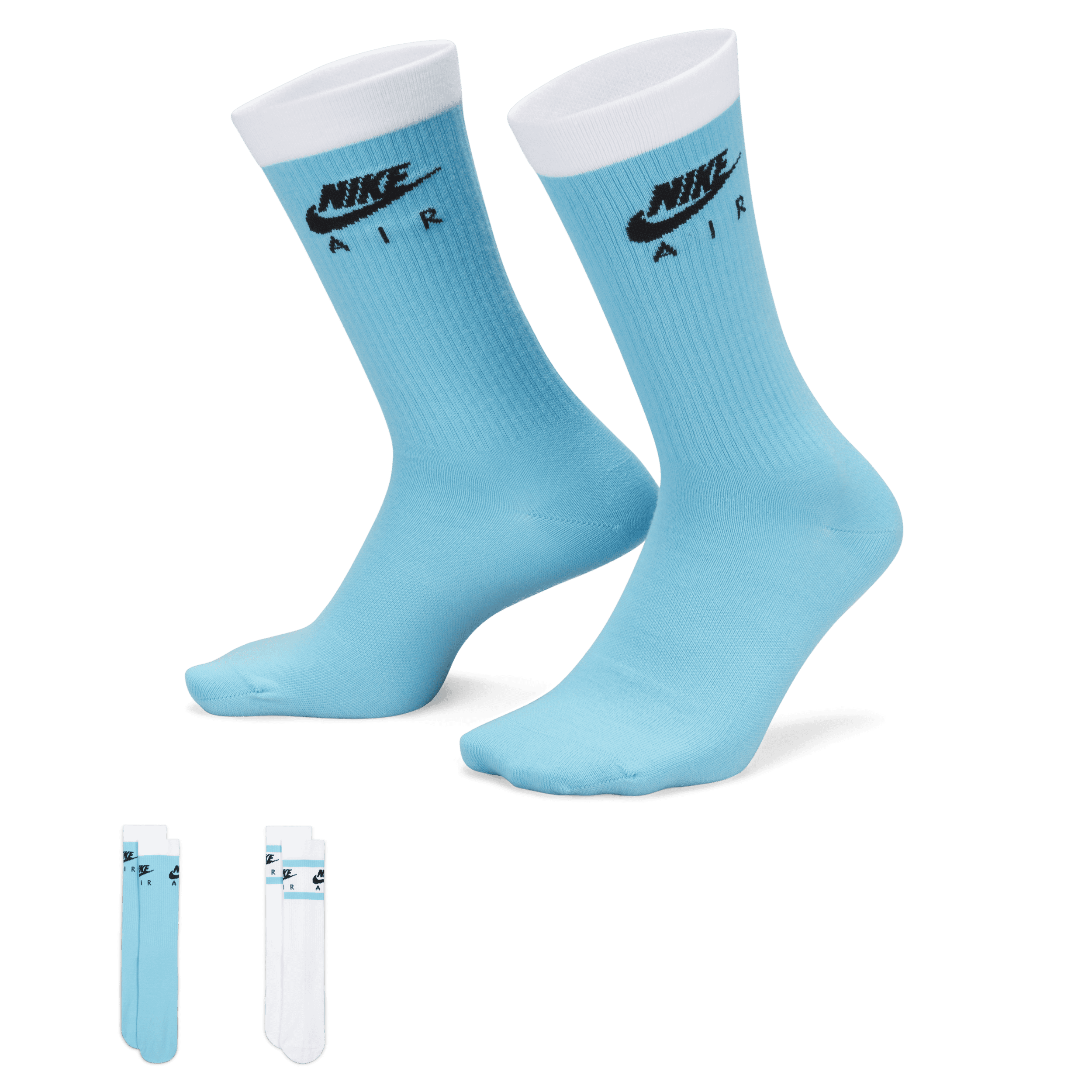 Shop Everyday Essential Crew Socks Nike KSA