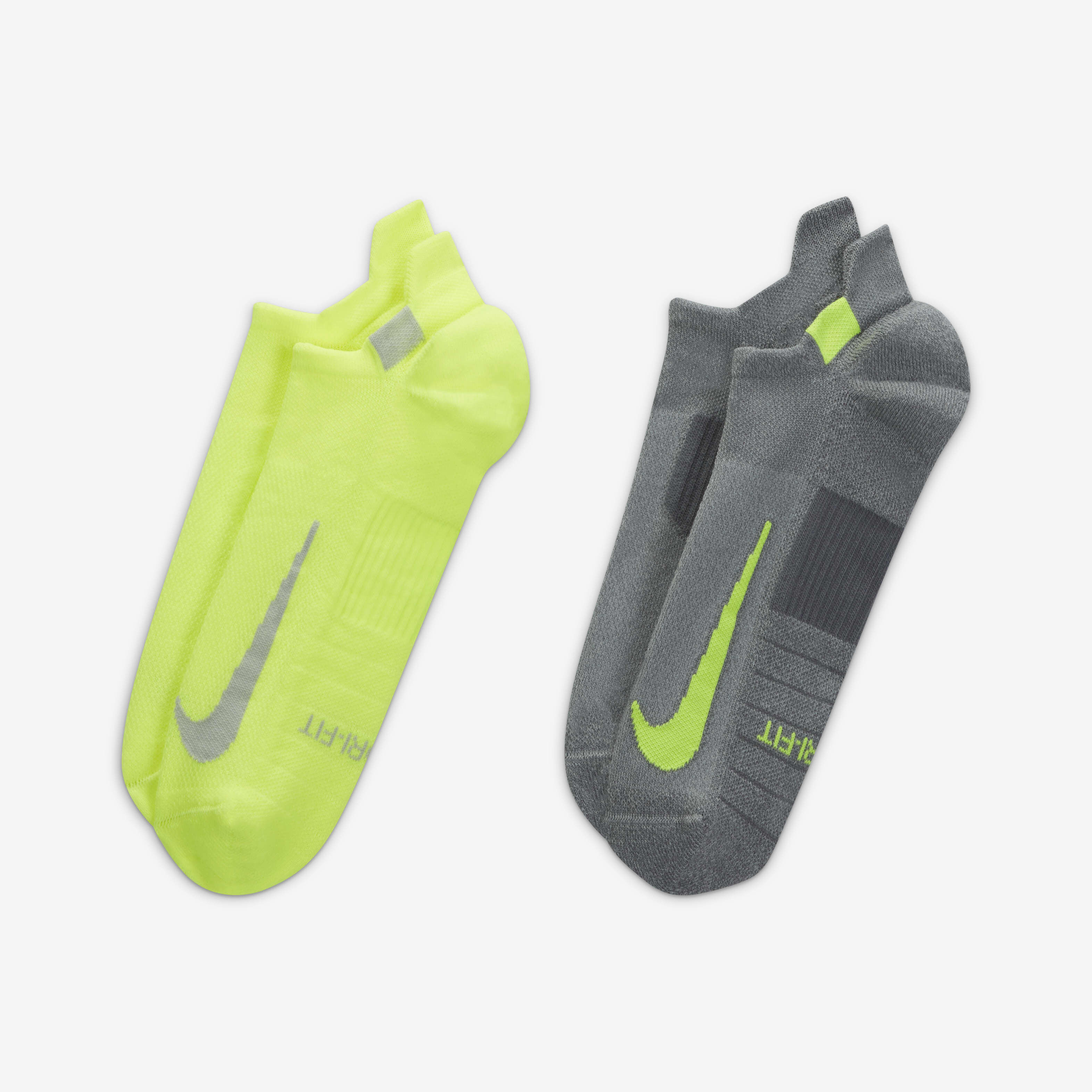 Multiplier Running No-Show Socks (2 Pairs) image number 1