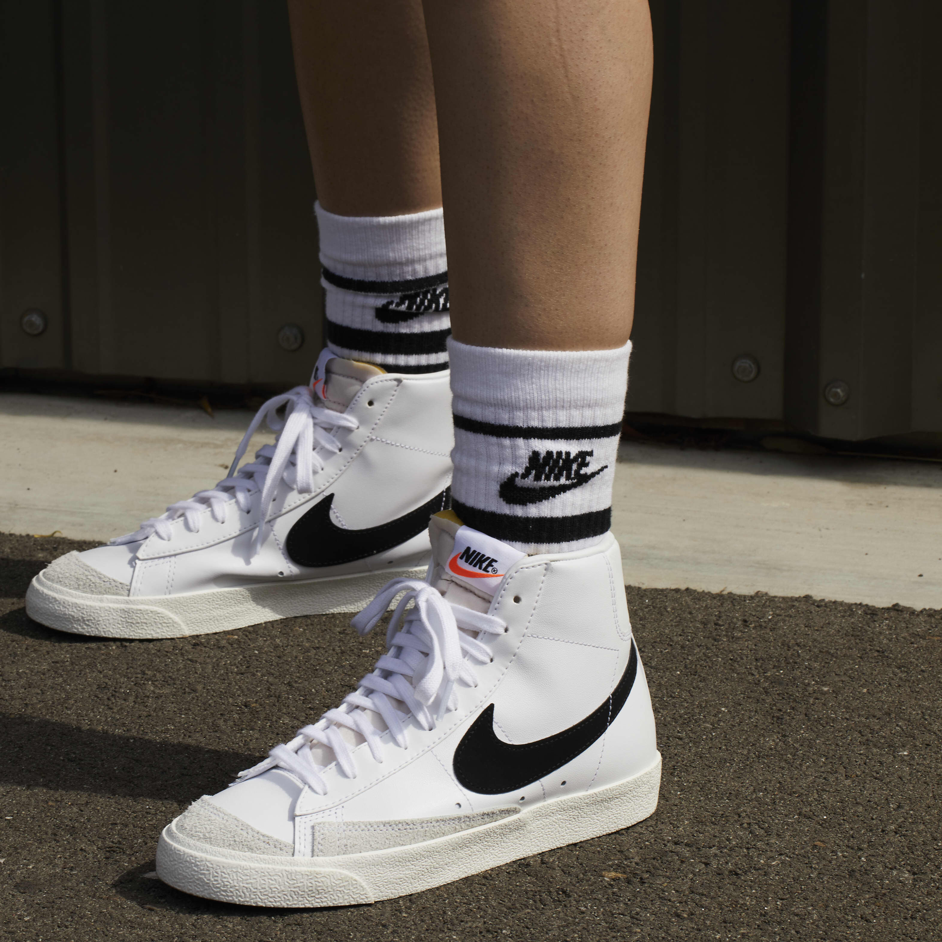 Buy Nike Blazer Mid 77 Women s Shoes White Sail Peach Black Nike Saudi Official