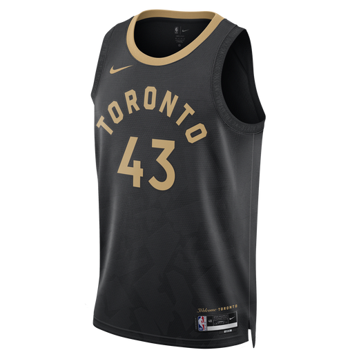 Shop Toronto Raptors City Edition Nike Dri FIT NBA Swingman Jersey