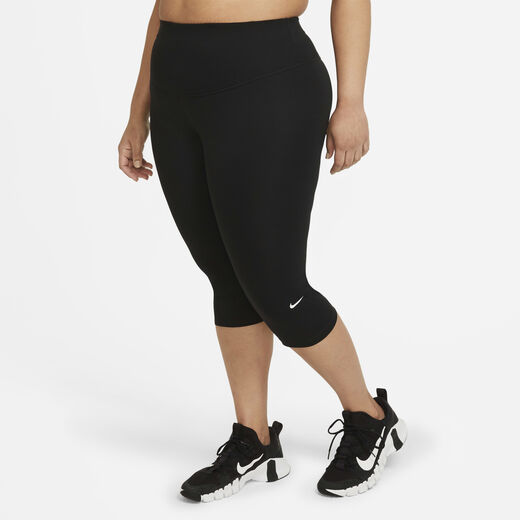 Women's Plus Size Pants & Tights-Nike, Nike One, Women's Mid-Rise Capri Leggings (Plus Size)
