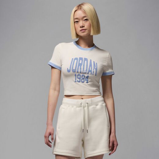Brands-JRDN, Jordan, Women's Cropped Graphic T-Shirt