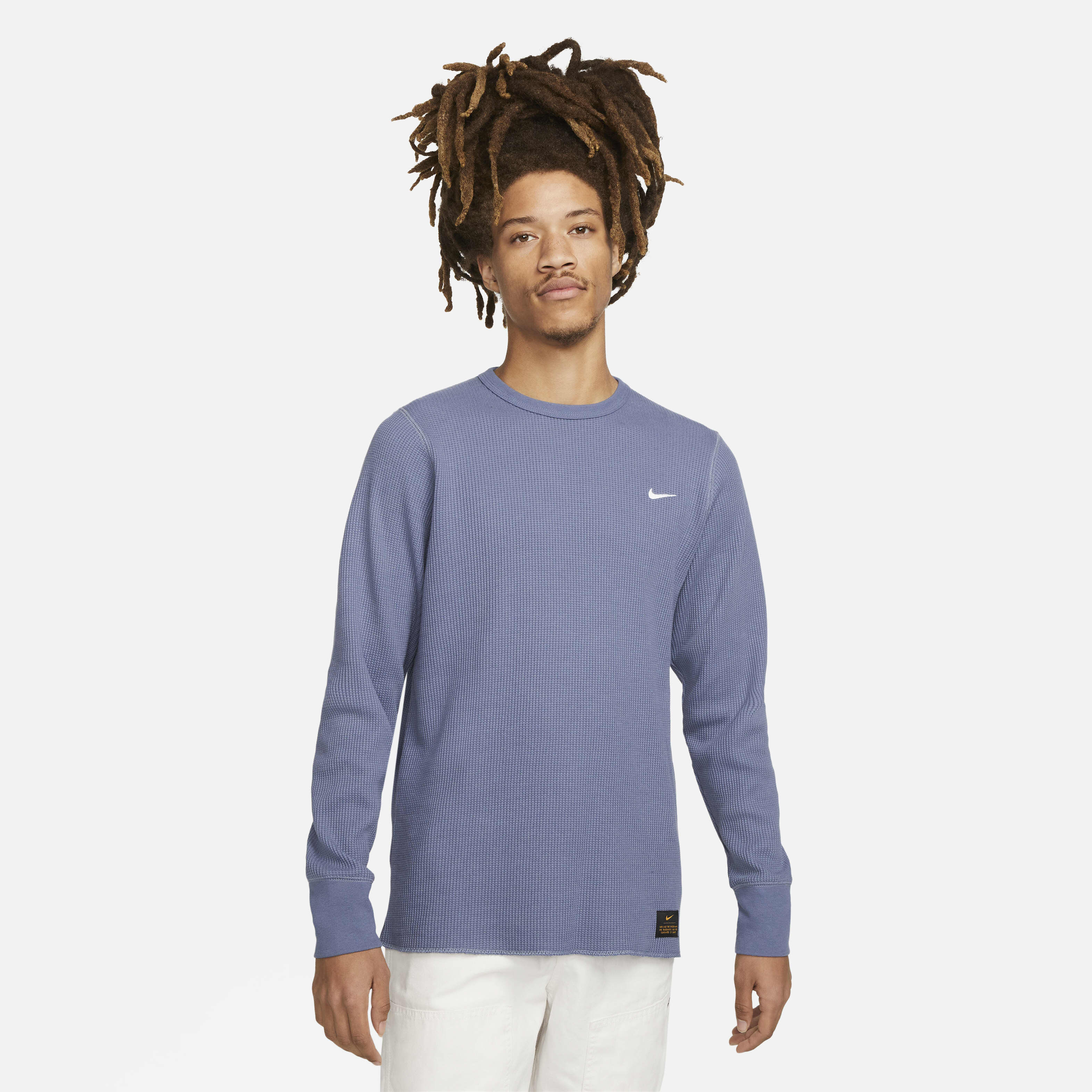 Buy Nike Life Men s Long sleeve Heavyweight Waffle Top Nike Saudi Official