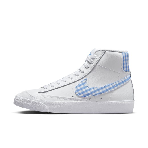 Nike blazer sales high white blue