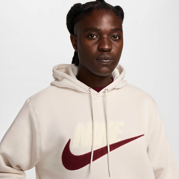 Buy Nike Club Fleece Men's Pullover Hoodie Light Orewood Brown