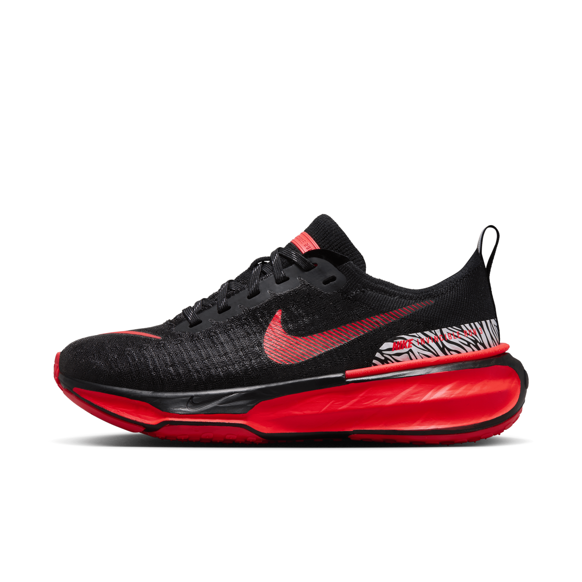 Nike women's red and black running shoes clearance