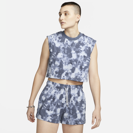 Shop Sportswear Women s Sleeveless Jersey Wave Dye Top Nike KSA