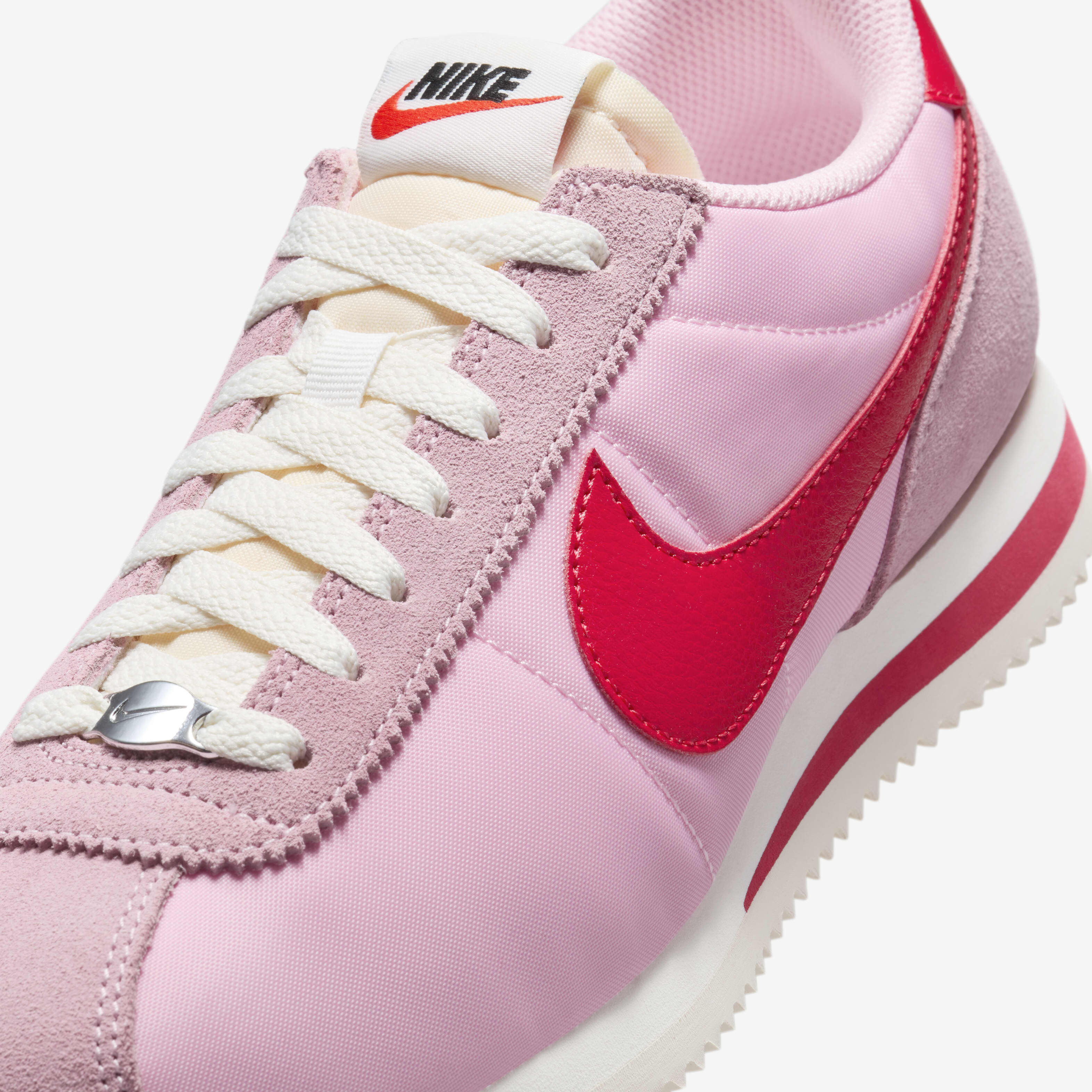 Nike cortez pink and red 2025