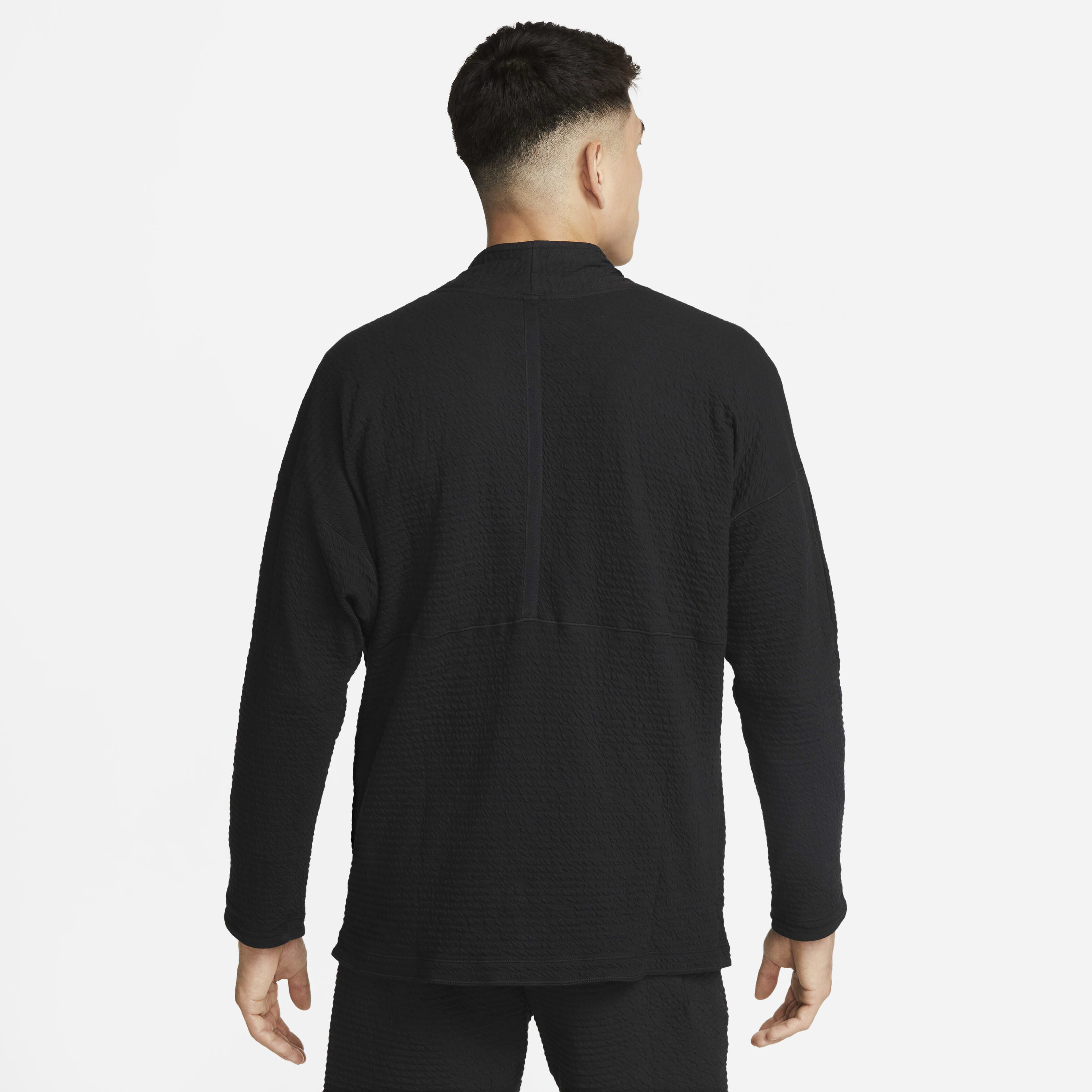 Buy Nike Yoga Dri-FIT Men's Textured Top - Black/Black