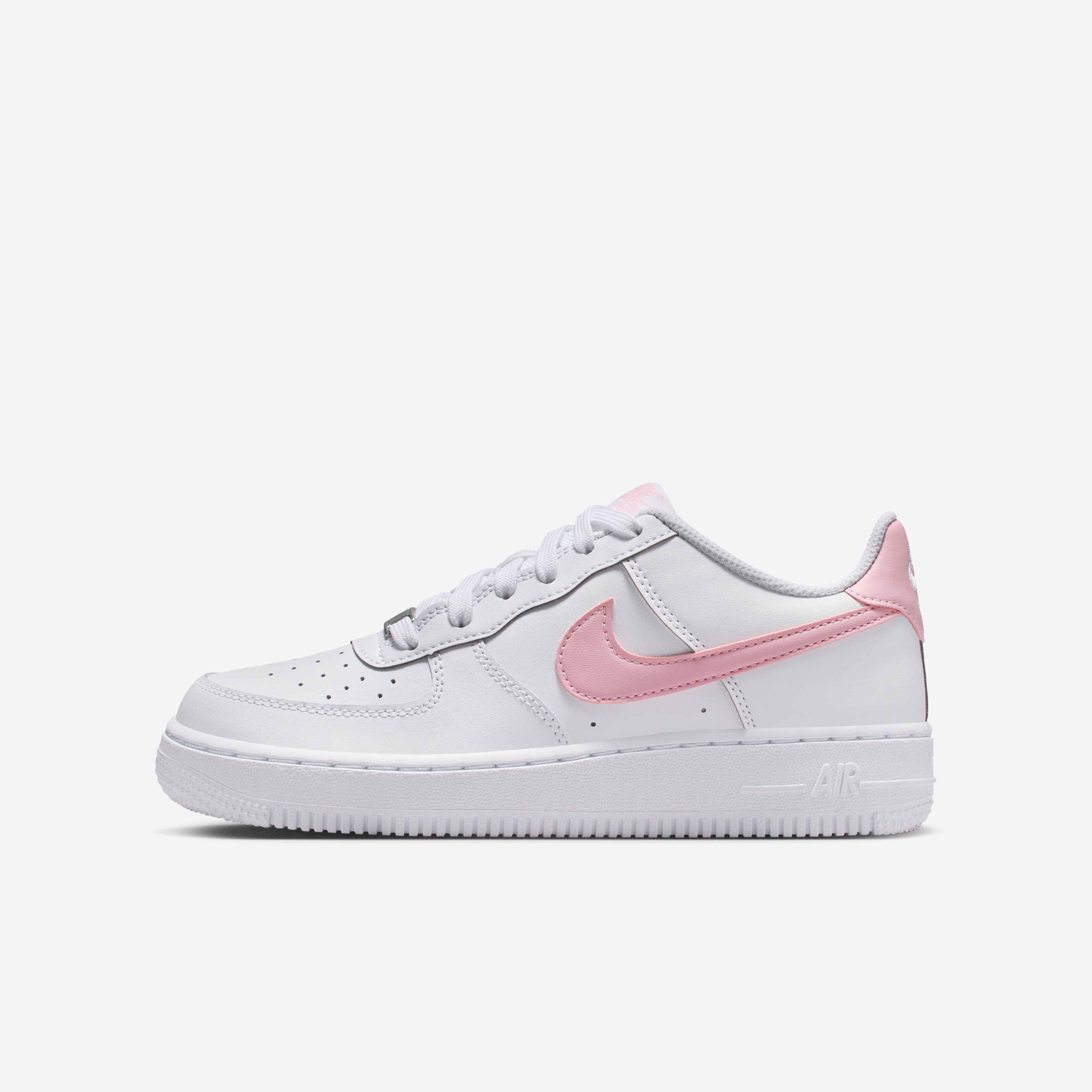Buy Nike Air Force 1 Older Kids' Shoes - White/White/Medium