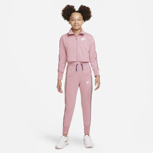 Tracksuits-Nike, Nike Sportswear, Older Kids' (Girls') High-Waisted Tracksuit