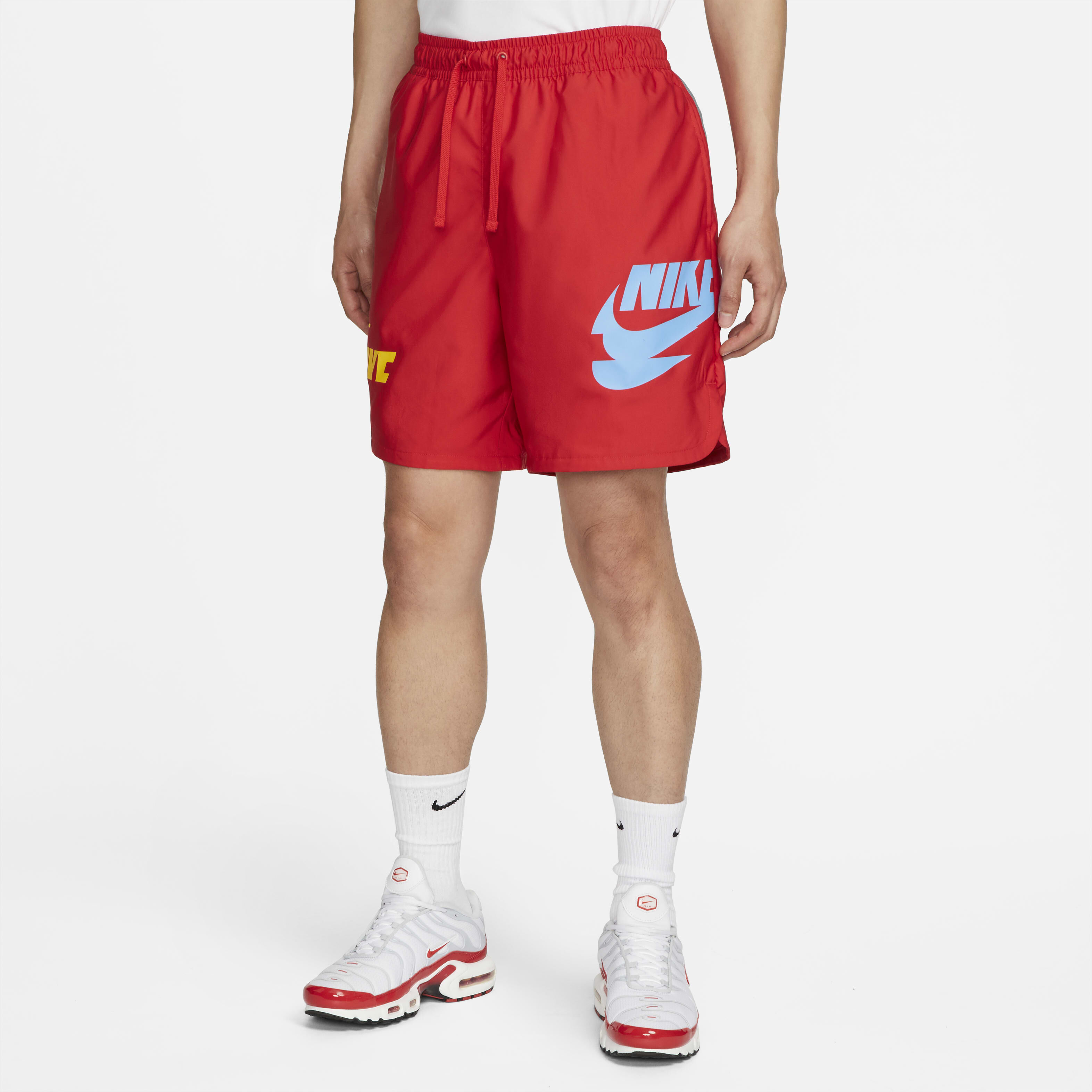 Nike woven shorts red clearance