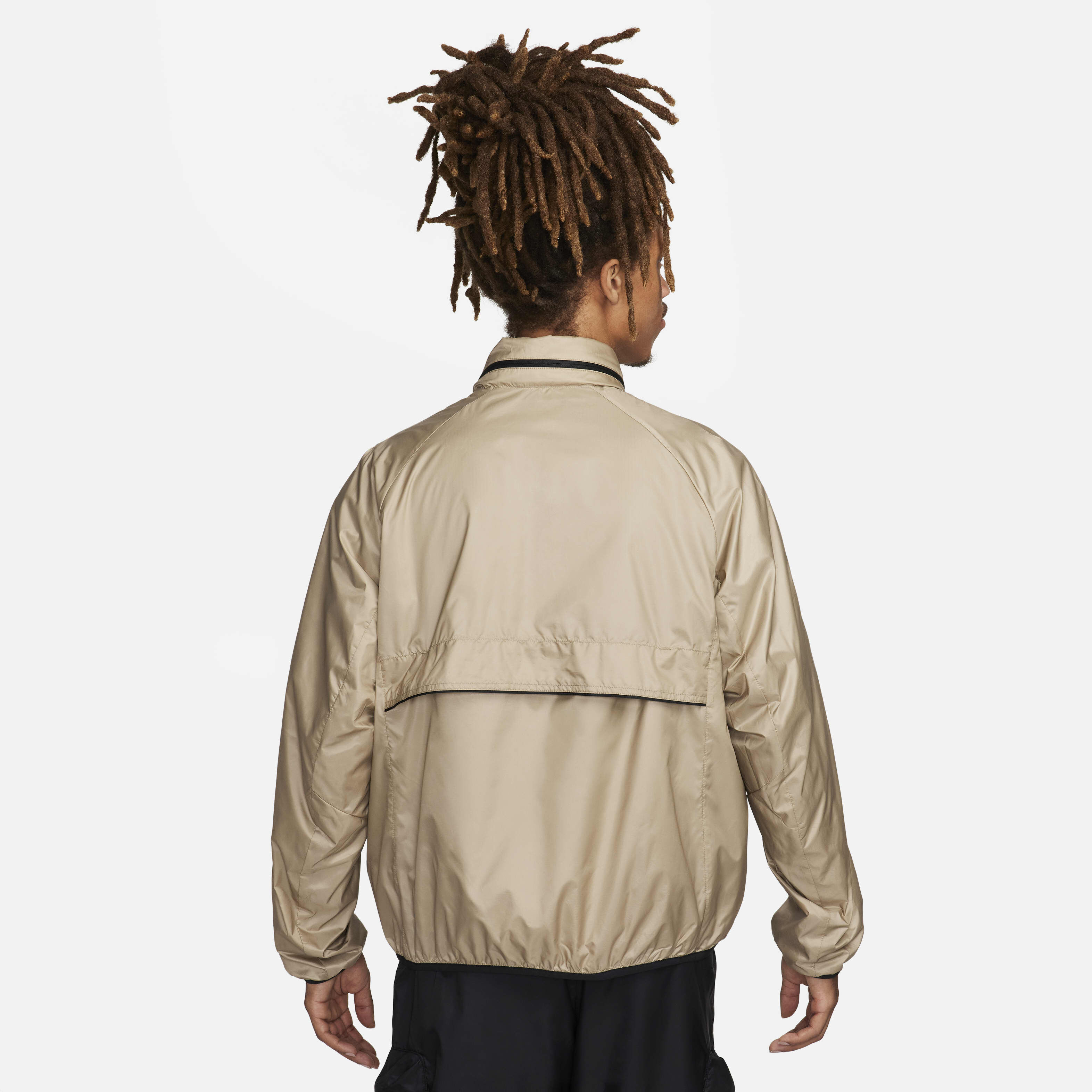 Buy Nike Sportswear Tech Woven Men s N24 Packable Lined Jacket Khaki Black Nike Saudi Official