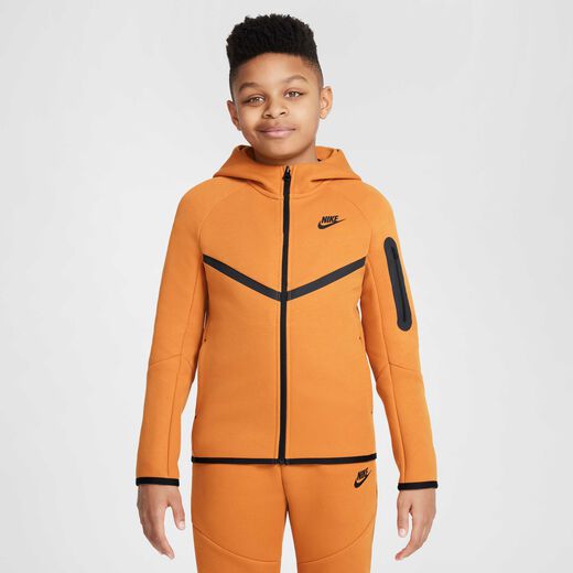 Hoodies & Sweatshirts-Nike, Nike Sportswear Tech Fleece, Older Kids' Full-Zip Hoodie